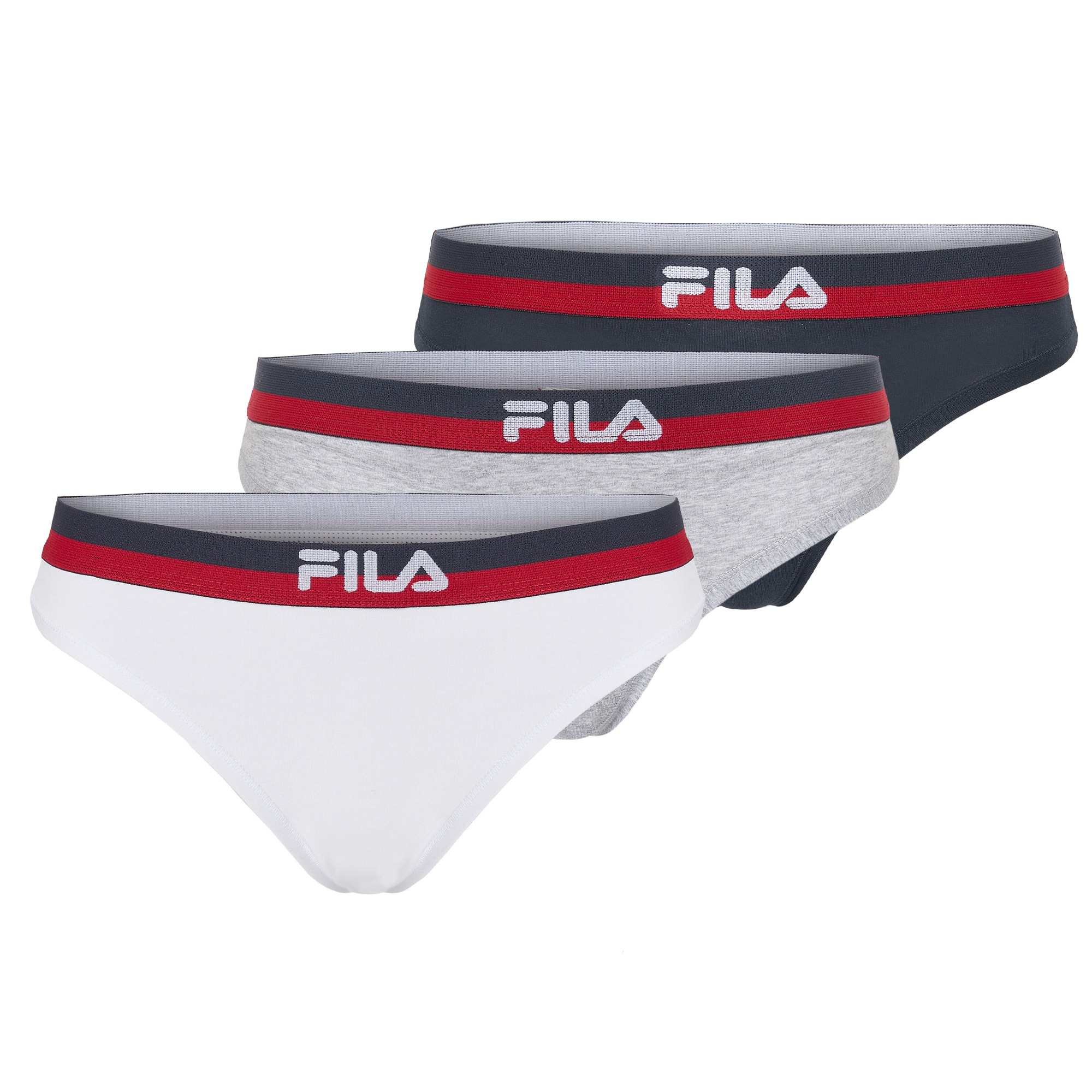 Fila String 3er Pack, elastischer Logobund
