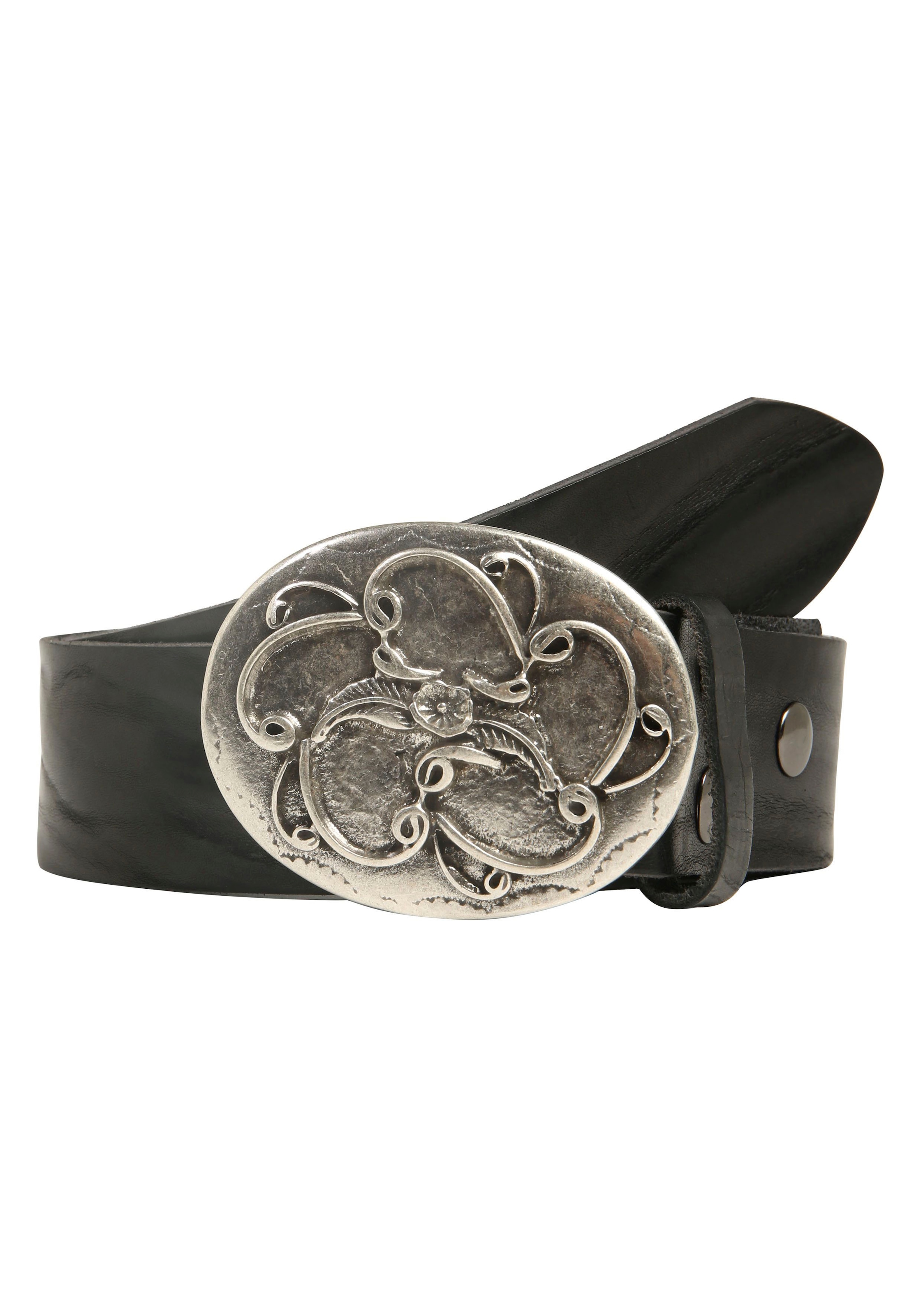 Anthoni Crown Ledergürtel, Ledergürtel mit Anker-Metall-Logo online  bestellen | Jelmoli-Versand