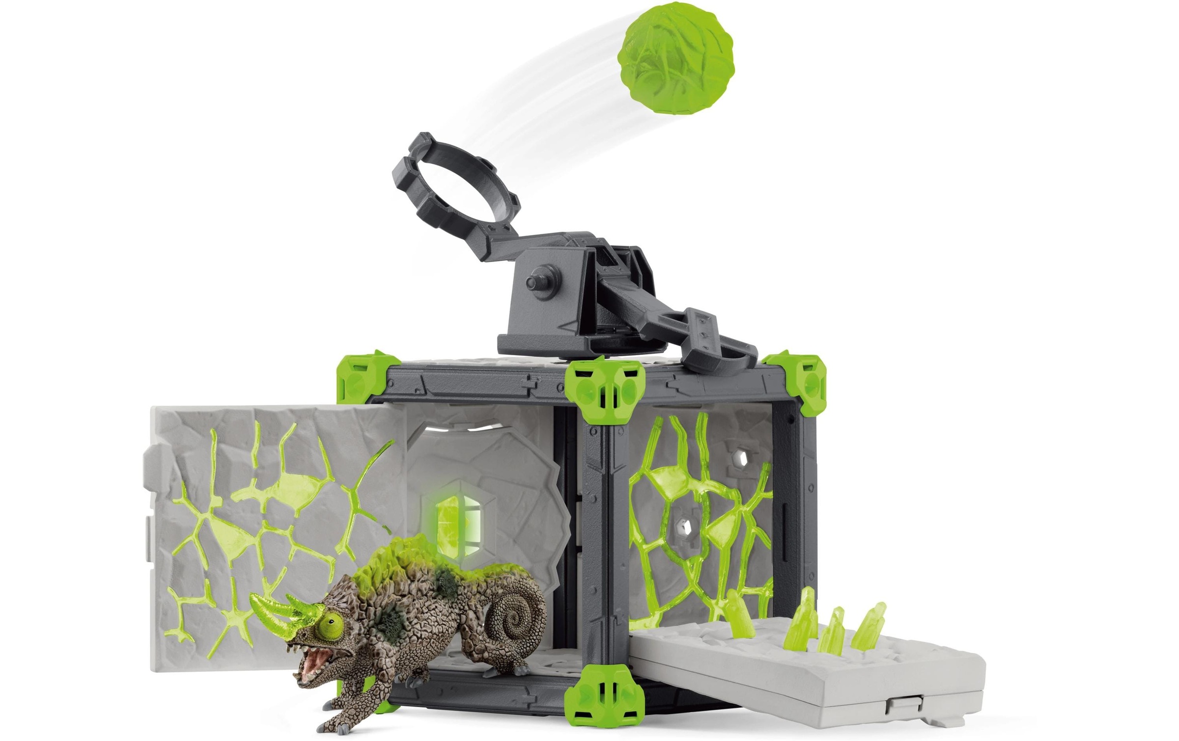 Schleich® Spielfigur »BattleCave Steinchamäleons«