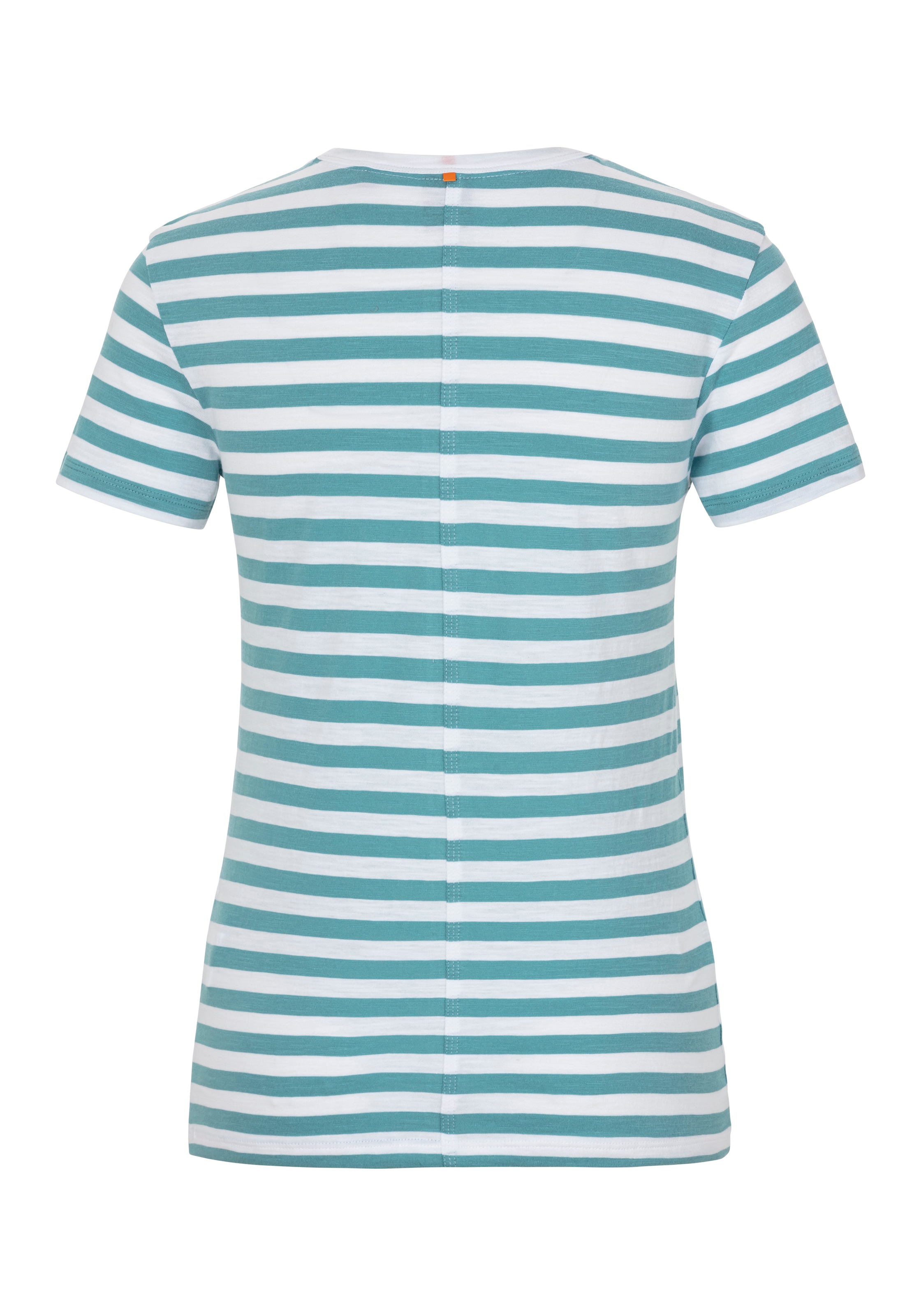 BOSS ORANGE T-Shirt »Esla Striped Premium Damenmode«, Premium Damenmode, im gestreiften Design