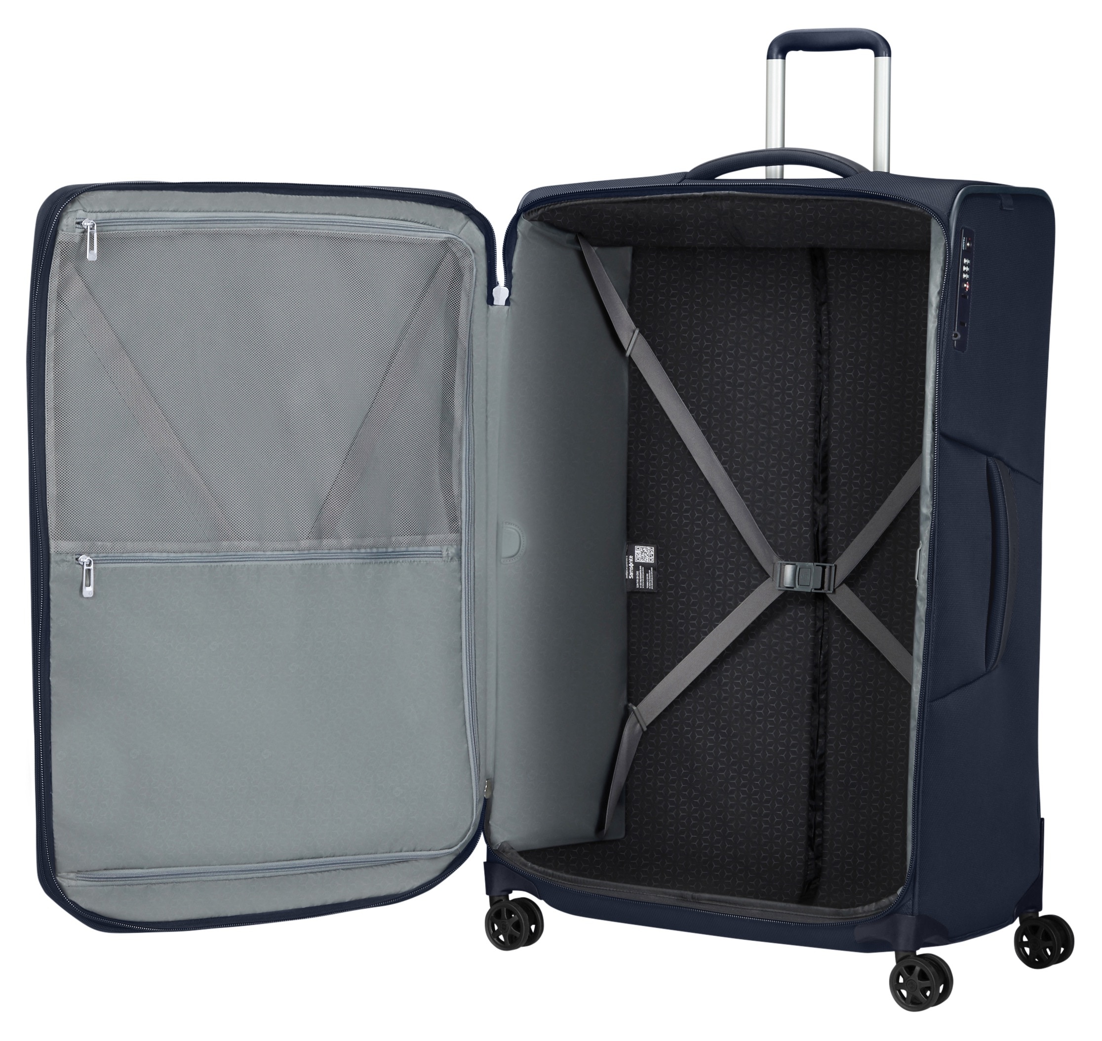Samsonite Weichgepäck-Trolley »RESPARK exp, verschiedene Grössen und Farben«, 4 Rollen, Reisekoffer Aufgabegepäck Reisegepäck mit Volumenerweiterung