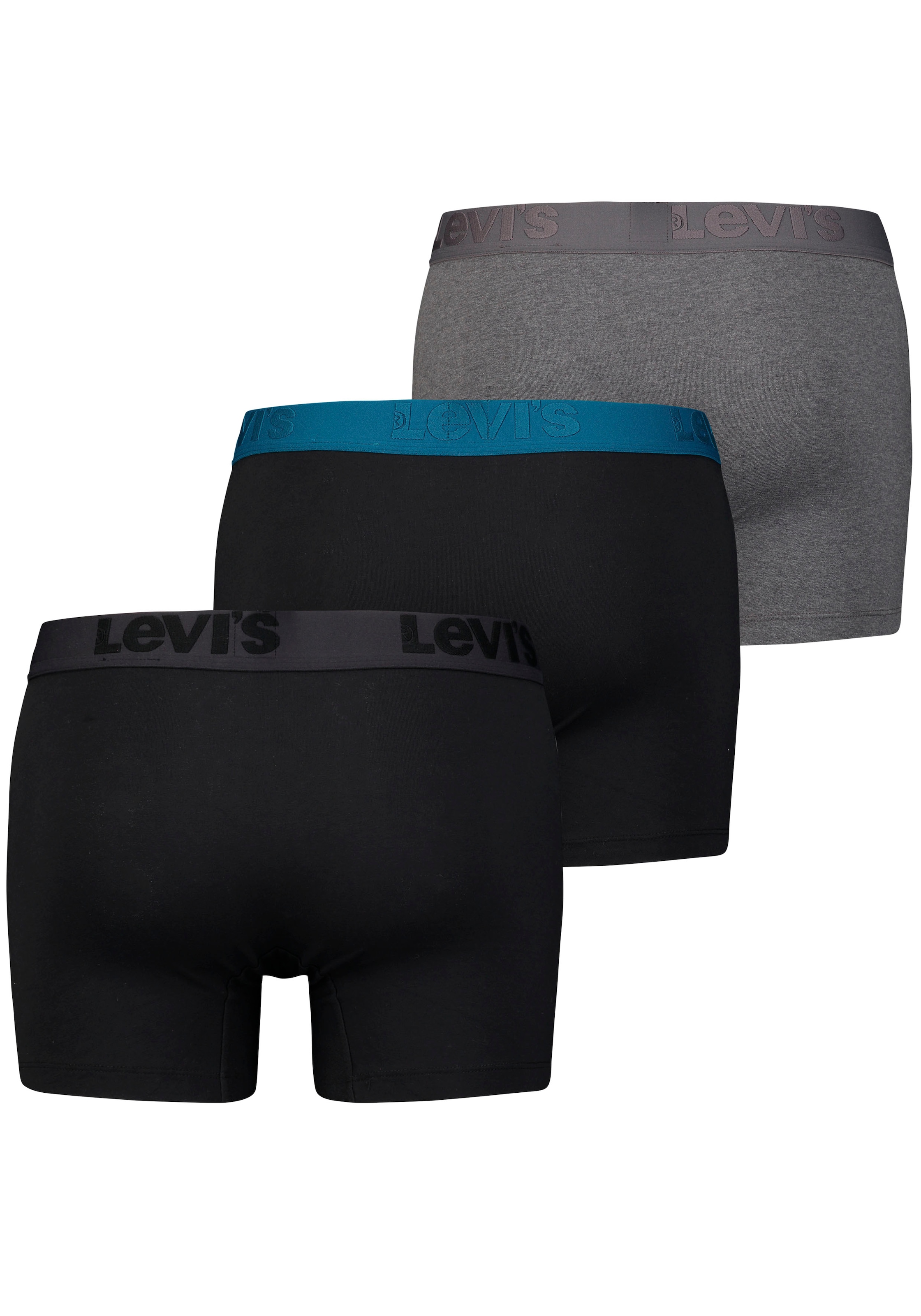 Levi's® Boxershorts, (Packung, 3 St.), LEVIS MEN PREMIUM BOXER BRIEF 3P