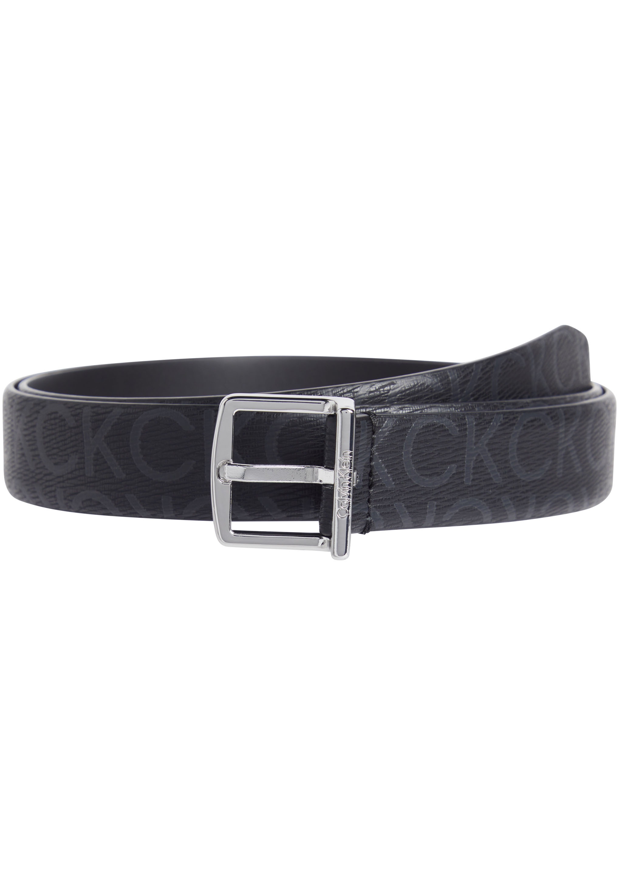 Calvin Klein Ledergürtel »MUST SQR BUCKLE BELT 2.5_EPI« mit Logoprägung