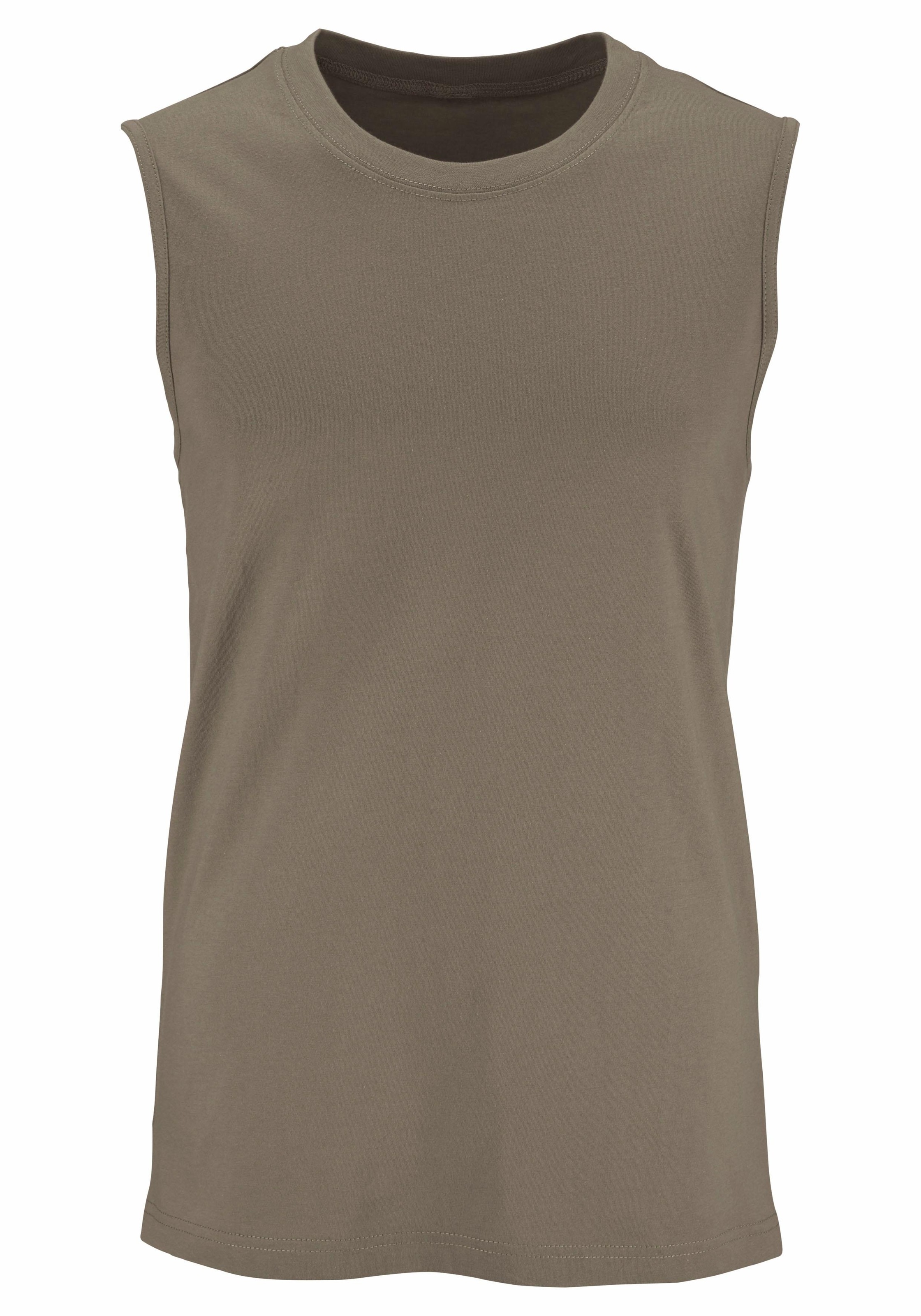 H.I.S Muscleshirt, (Packung, 3 tlg.), mit Rundhalsausschnitt