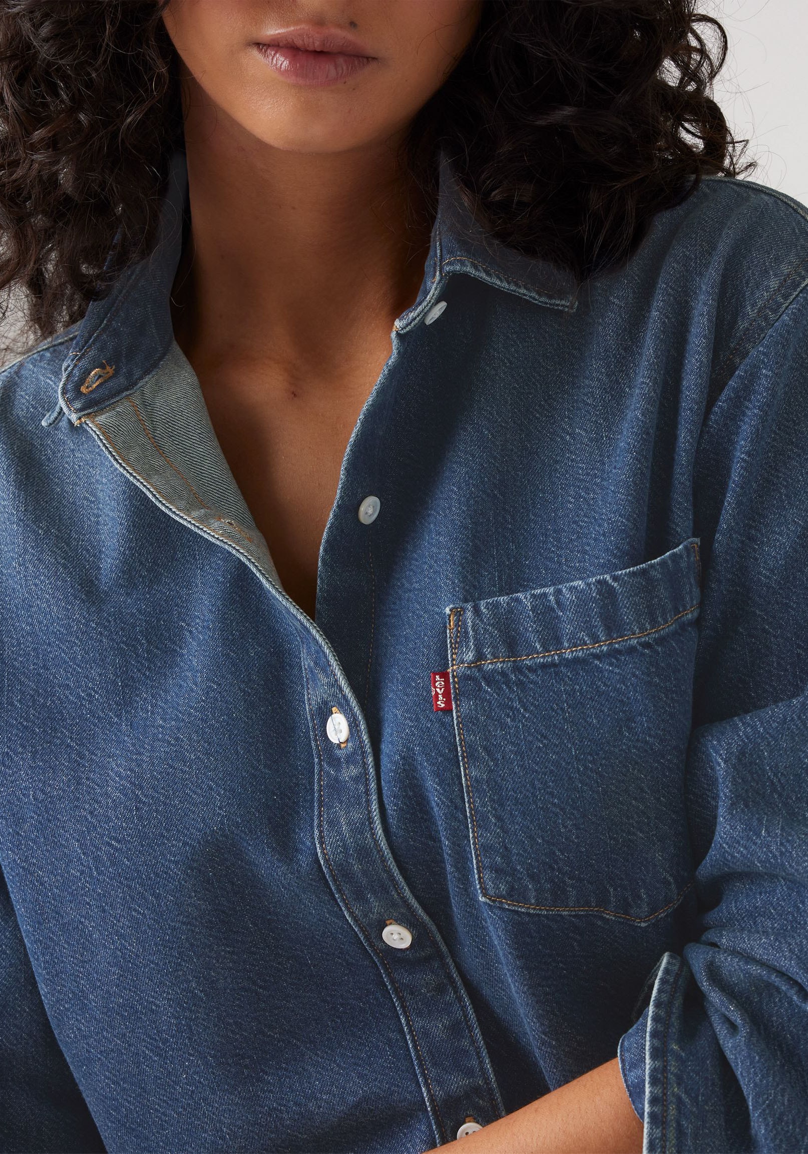 Levi's® Jeansbluse »HARLIE NEW BF S«, mit Brusttasche