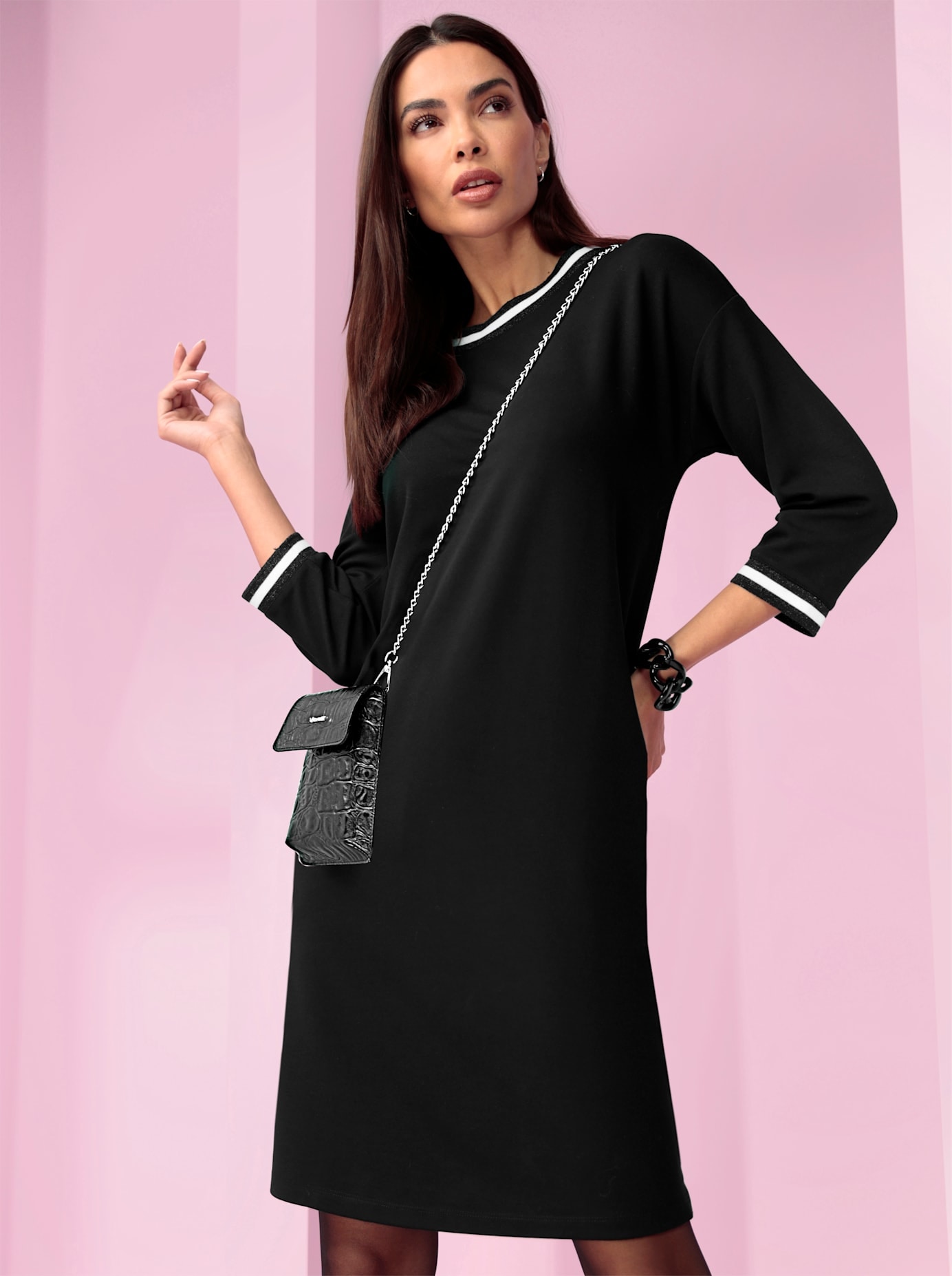 heine Jerseykleid »Sweatkleid« Eingrifftaschen