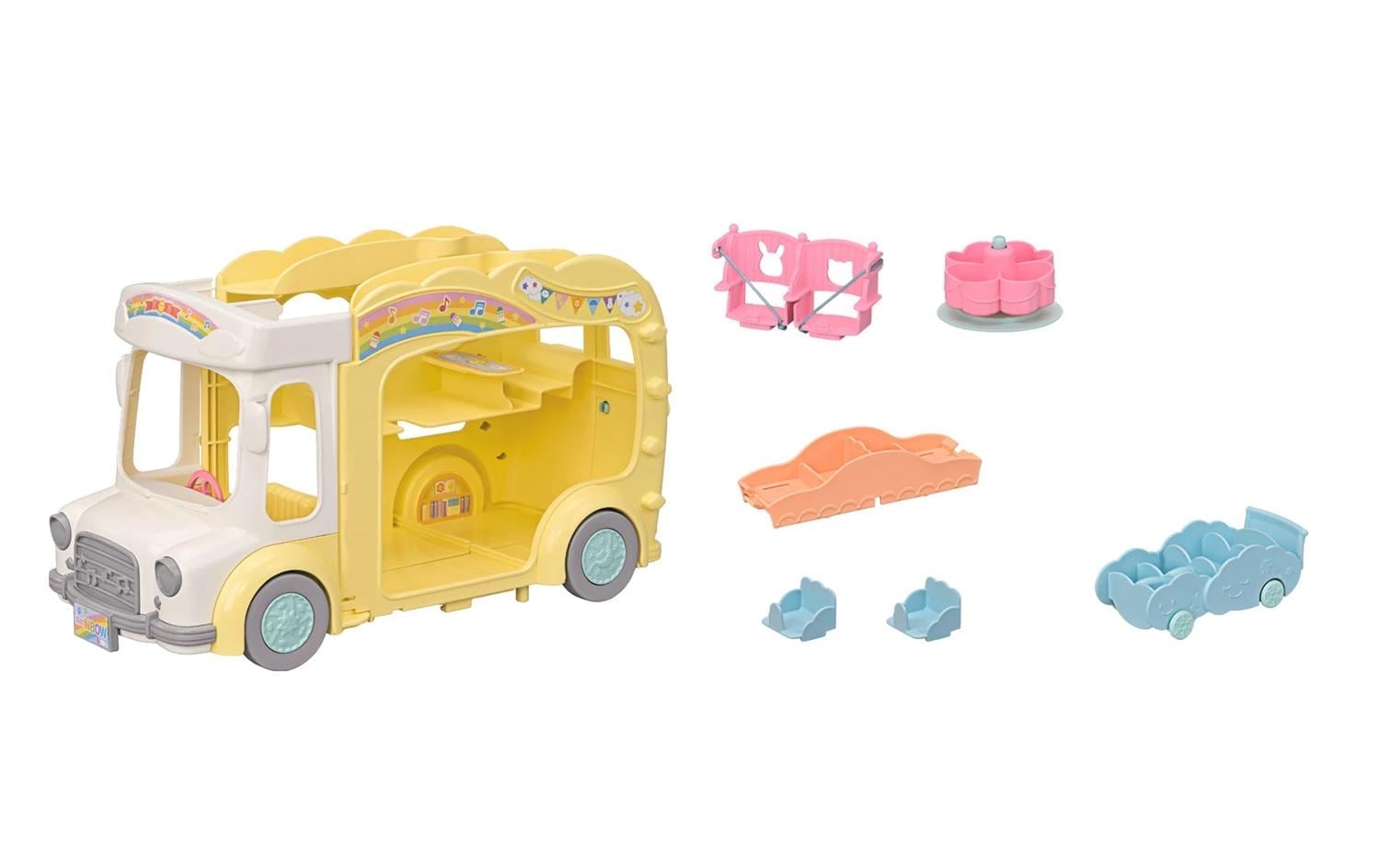 Sylvanian Families Spielfigur »Bus Regenbogen Erlebniskindergarten«