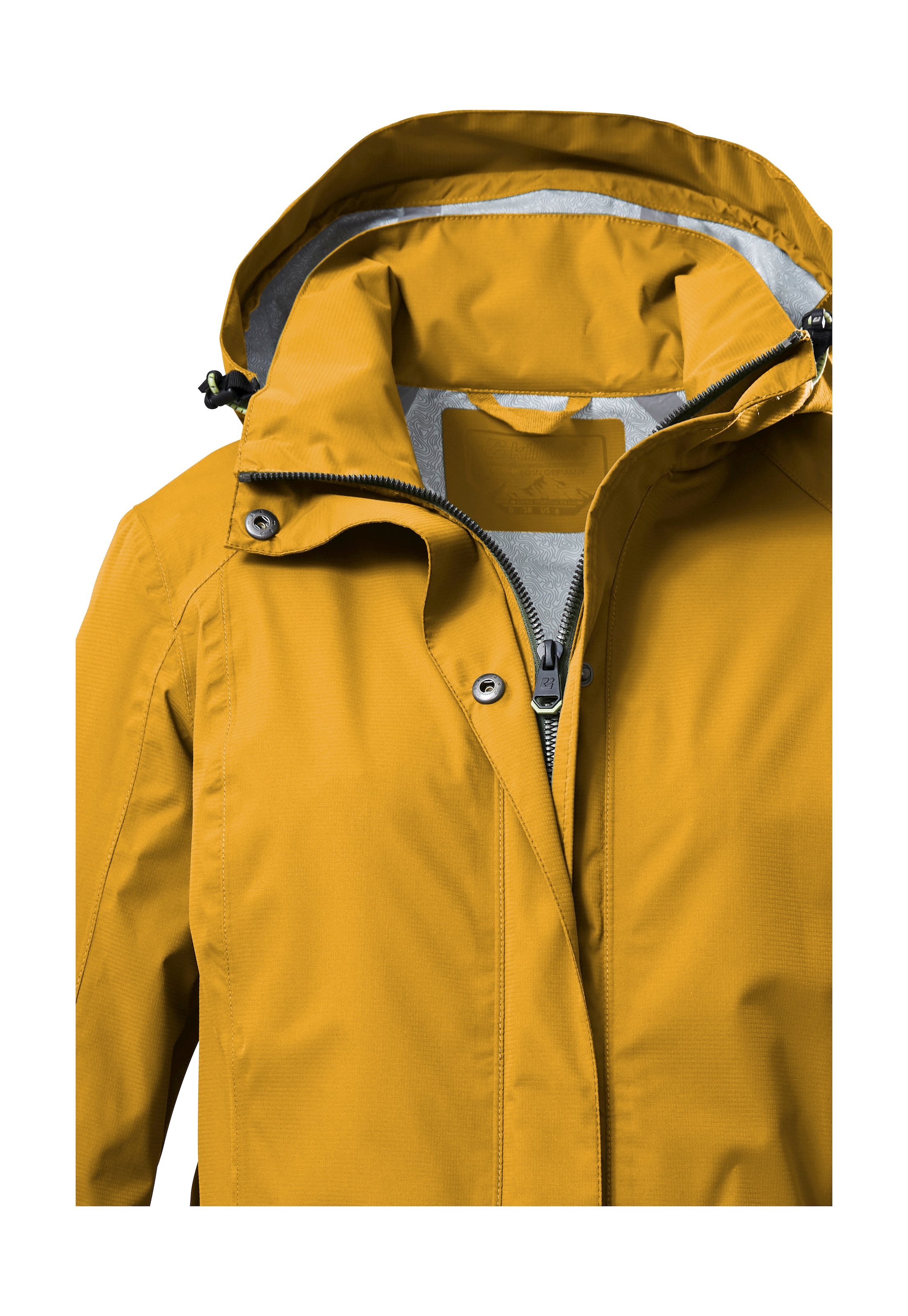 Killtec Parka »KOS 93 WMN PRK«, Wasserdichter, atmungsaktiver Parka mit abnehmbarer Kapuze