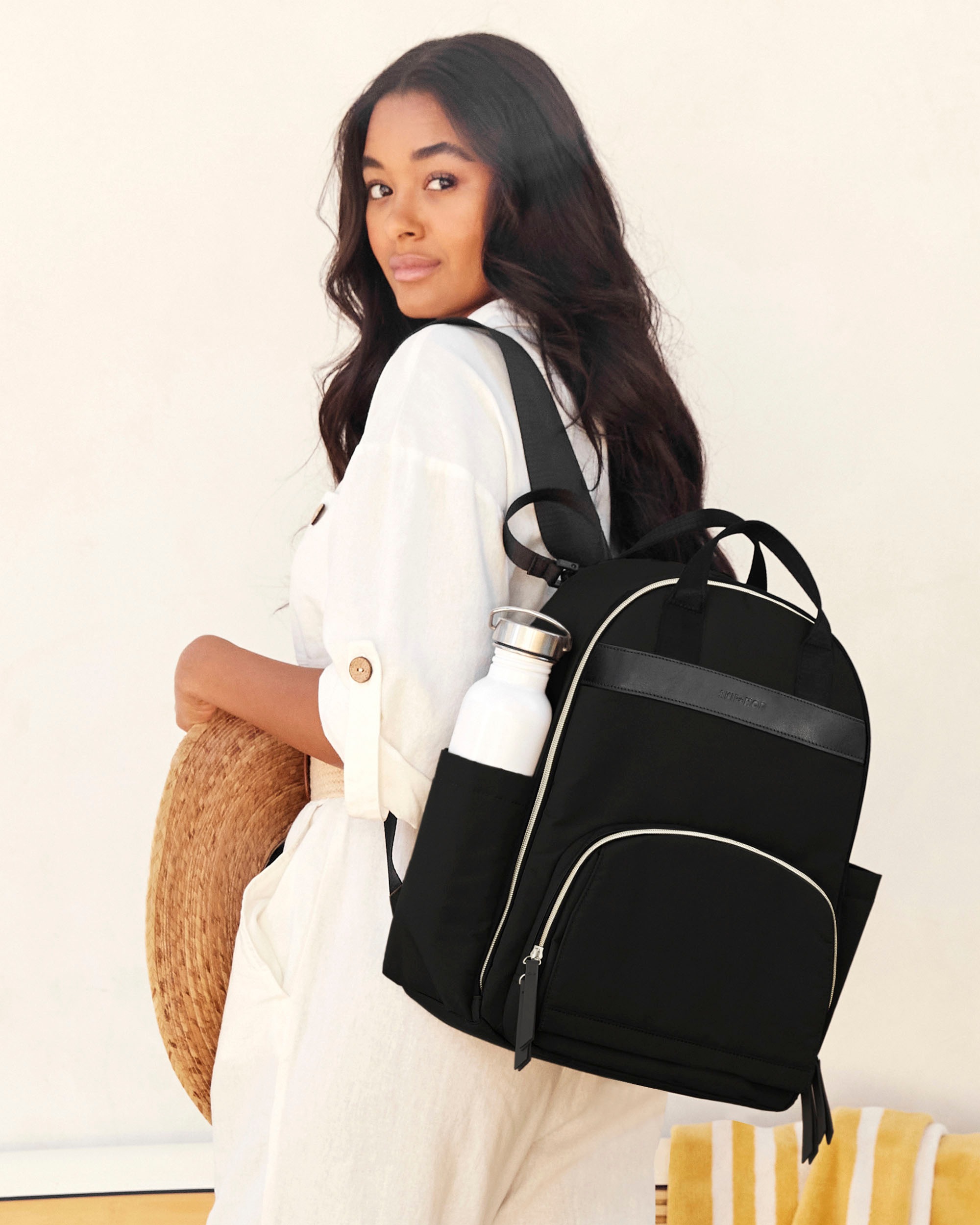 Skip Hop Wickelrucksack »Envi Luxe Eco, schwarz«