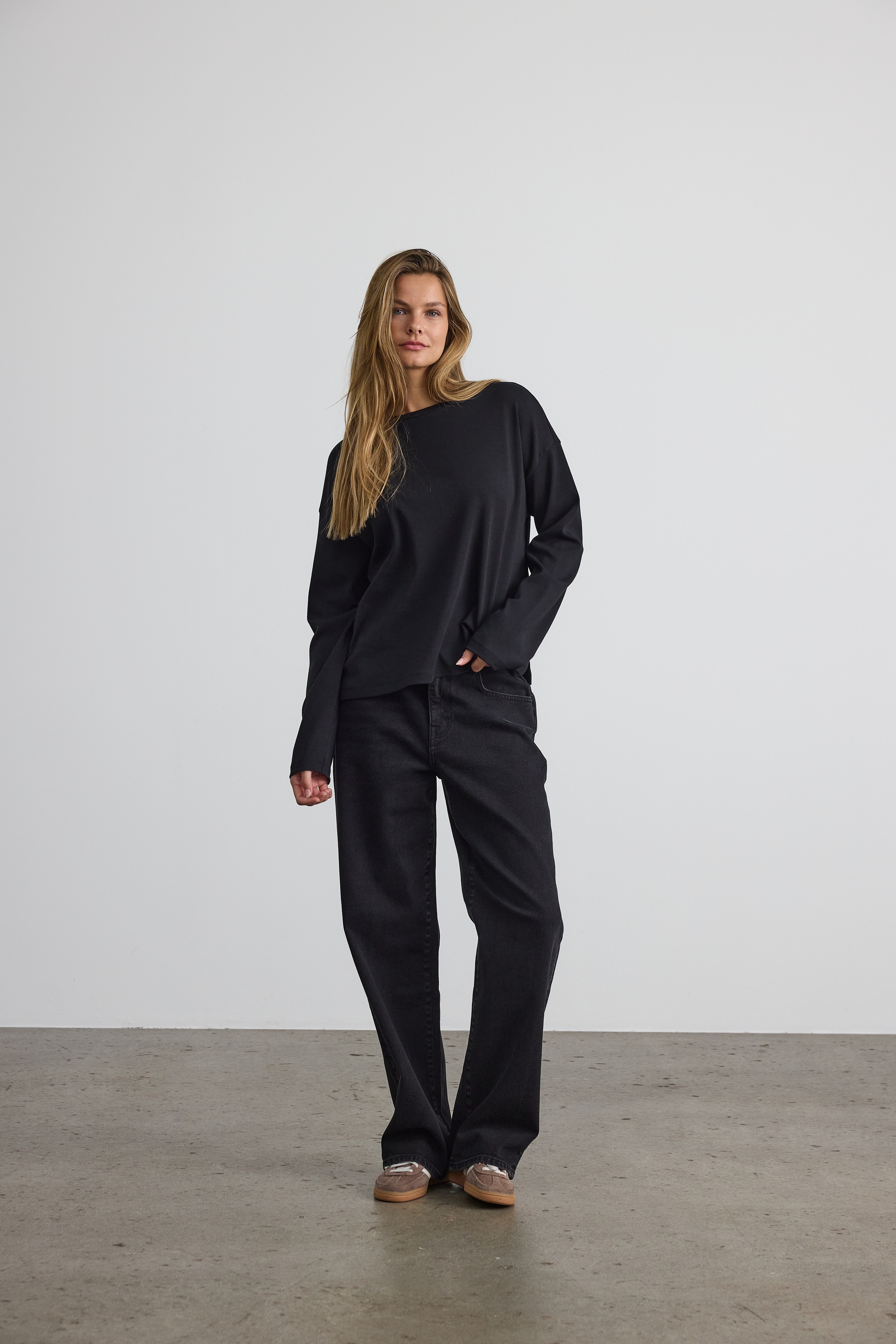 Noisy may Langarmshirt »NMMOCCA L/S REGULAR FIT TOP JRS FWD NOOS«