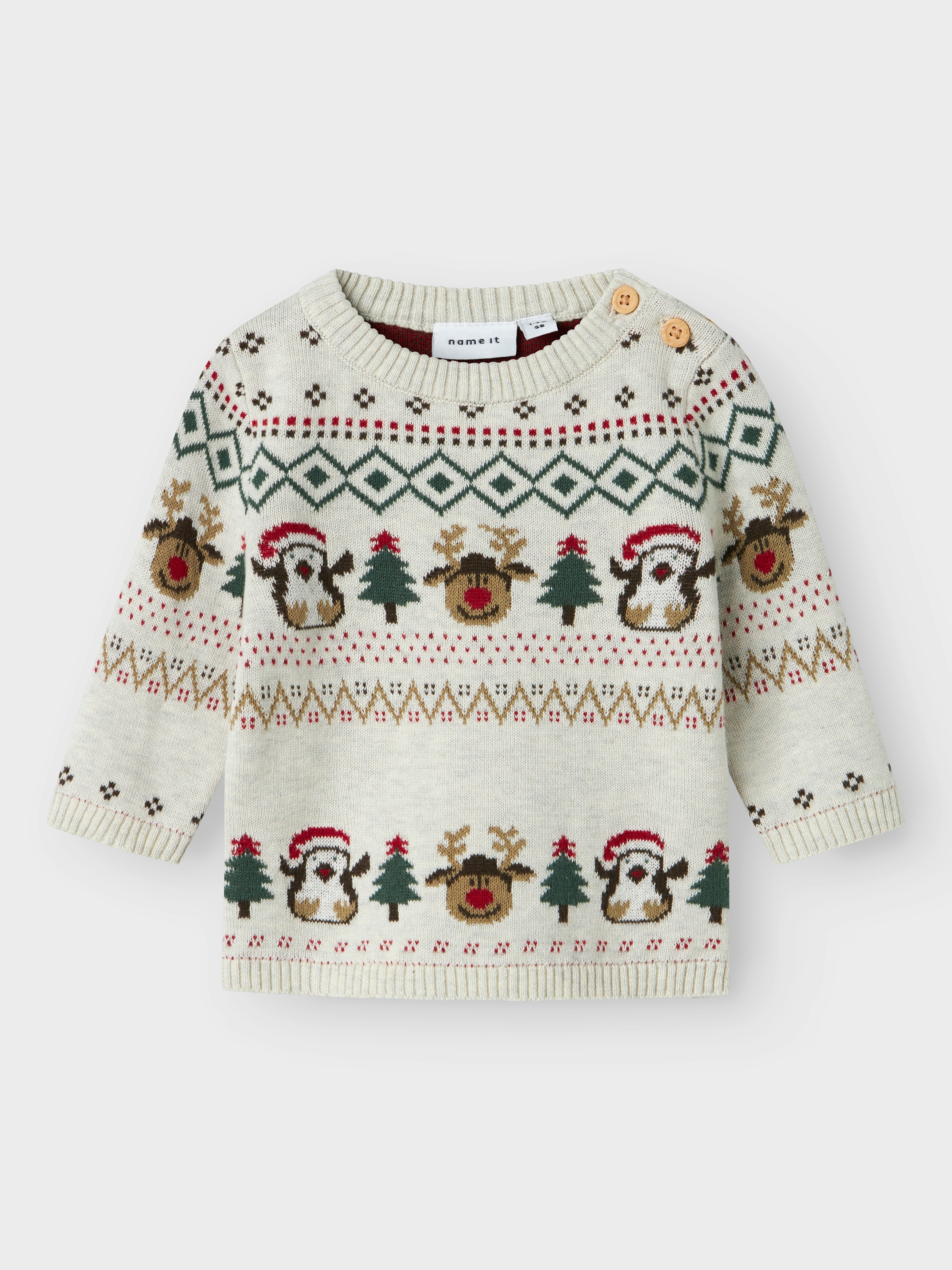Name It Weihnachtspullover »NBNRALKO LS KNIT«