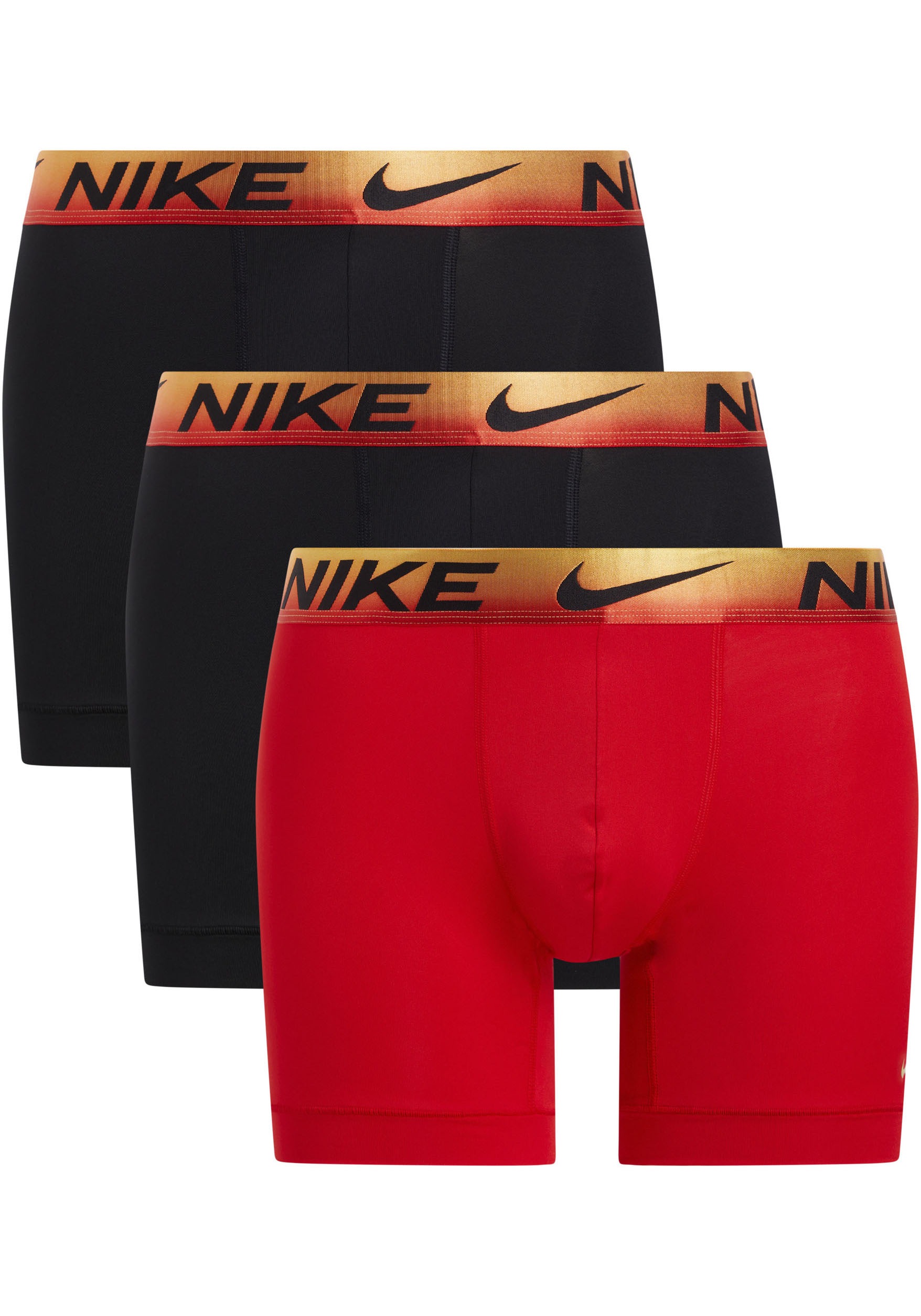NIKE Underwear Boxer »BOXER BRIEF 3PK« Packung, 3er, 3 Stk. mit NIKE Logo-Elastikbund