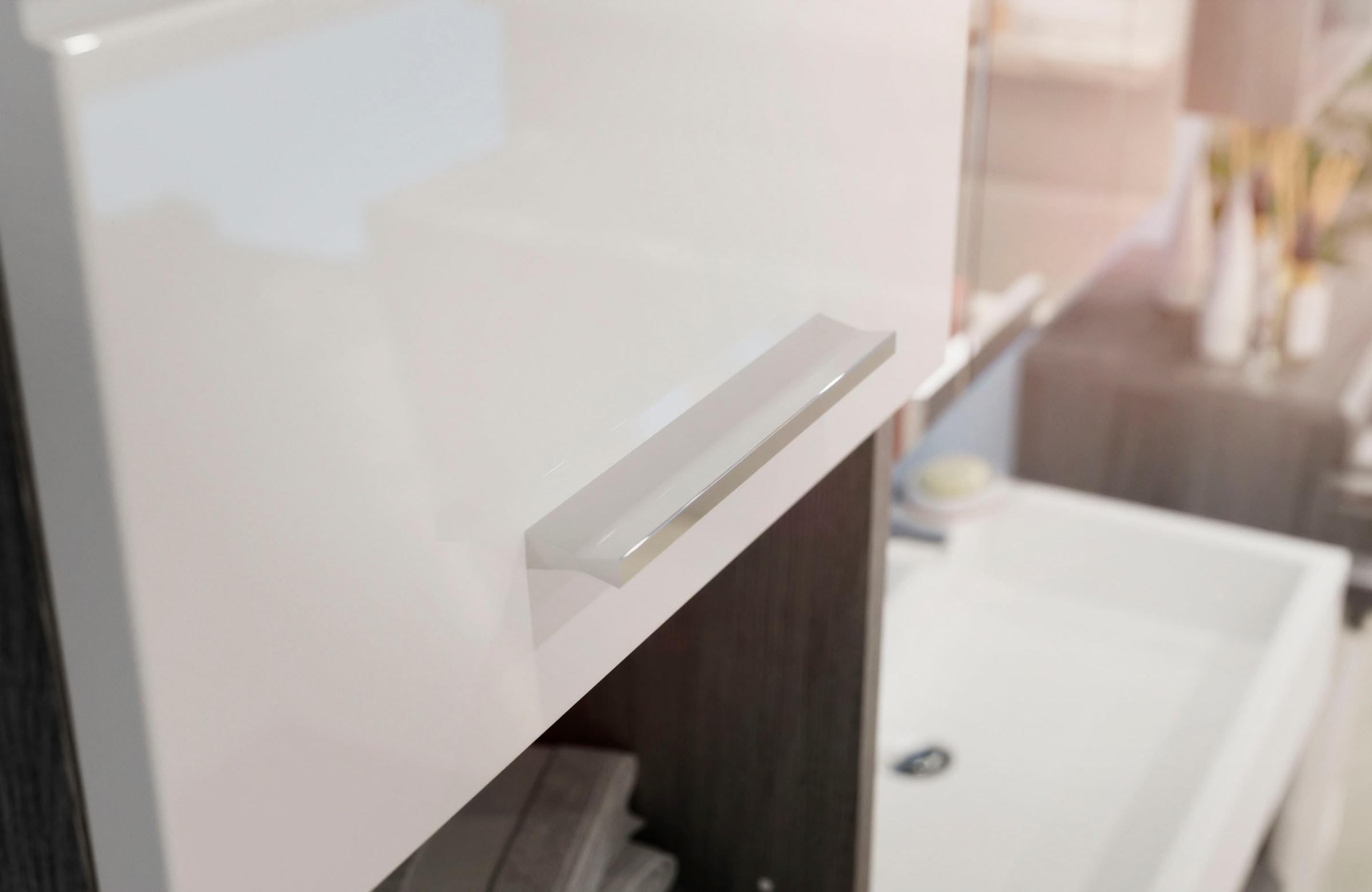 INOSIGN Badmöbel-Set »Siena, 5 teilig, bestehend aus:«, (Set, 5 St.), Hochschrank, WBU, Spiegelschrank, Unterschrank, Hängeschrank
