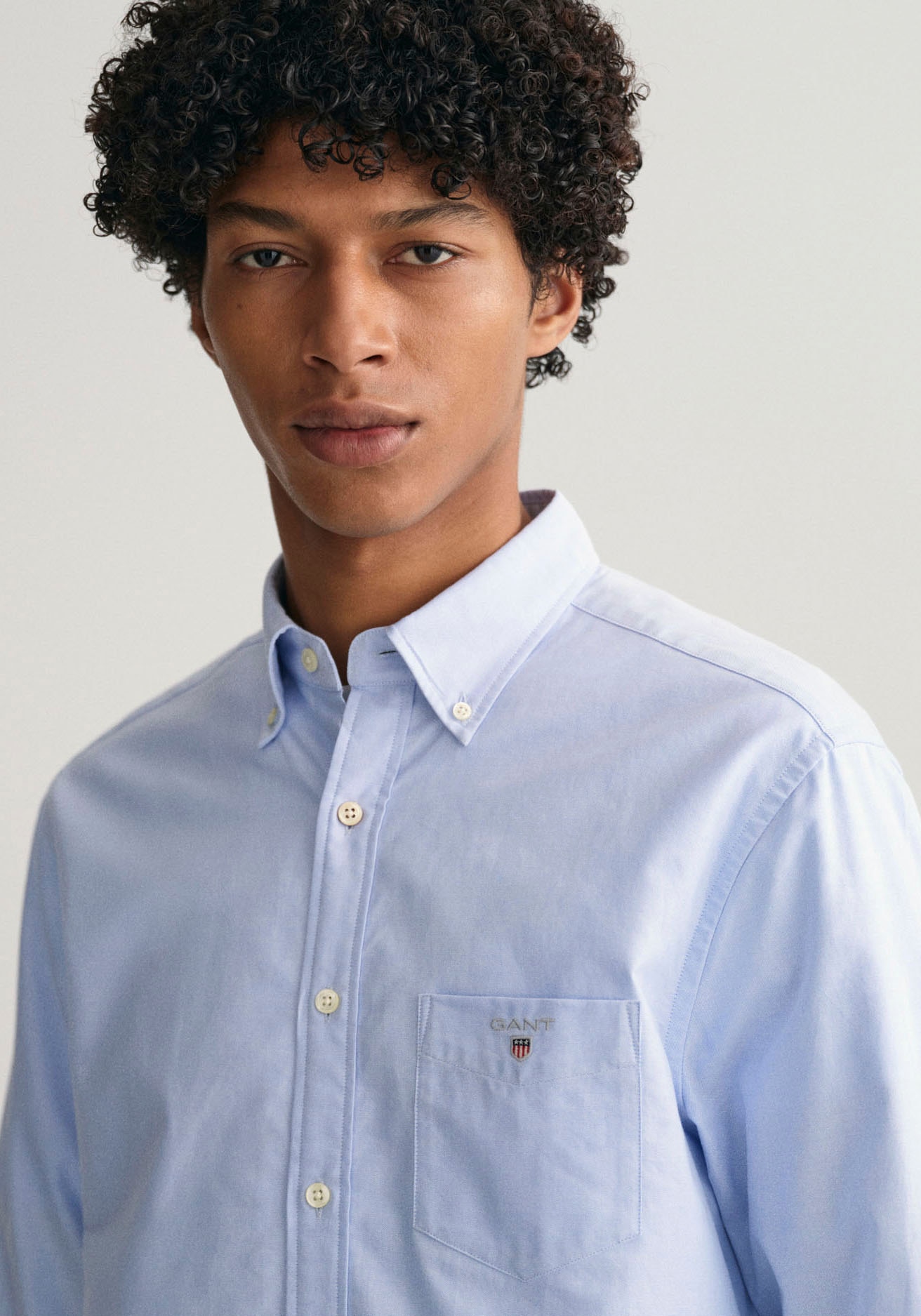 Aktuellste ❤ Gant mit auf Jelmoli-Online Logostickerei Brusttasche »Oxford«, der kaufen im Shop Langarmhemd