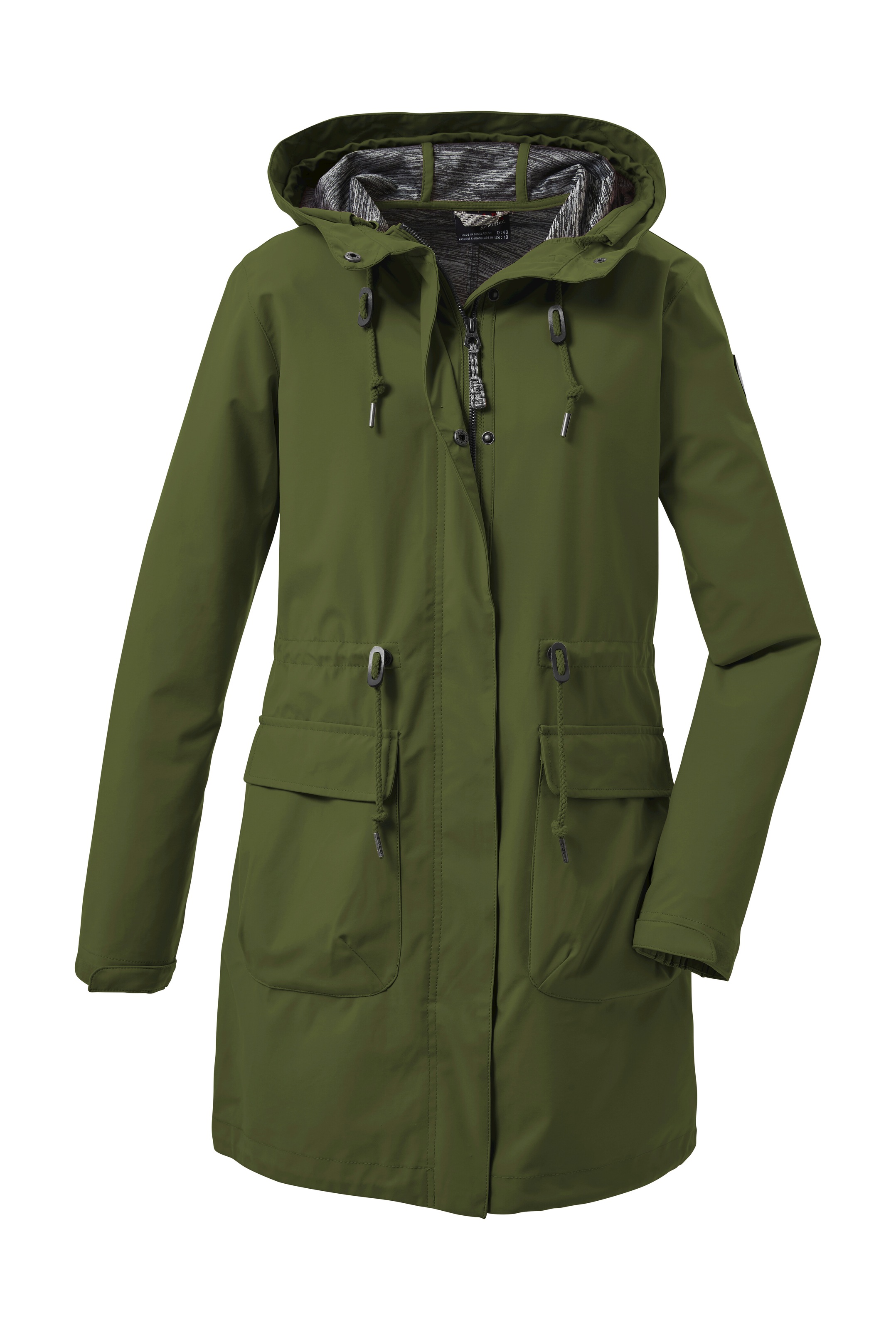 G.I.G.A. DX by killtec Softshellparka »GS 99 WMN SFTSHLL PRK« Damen Softshell Parka, 8.000 mm Wassersäule, atmungsaktiv, verstellbar