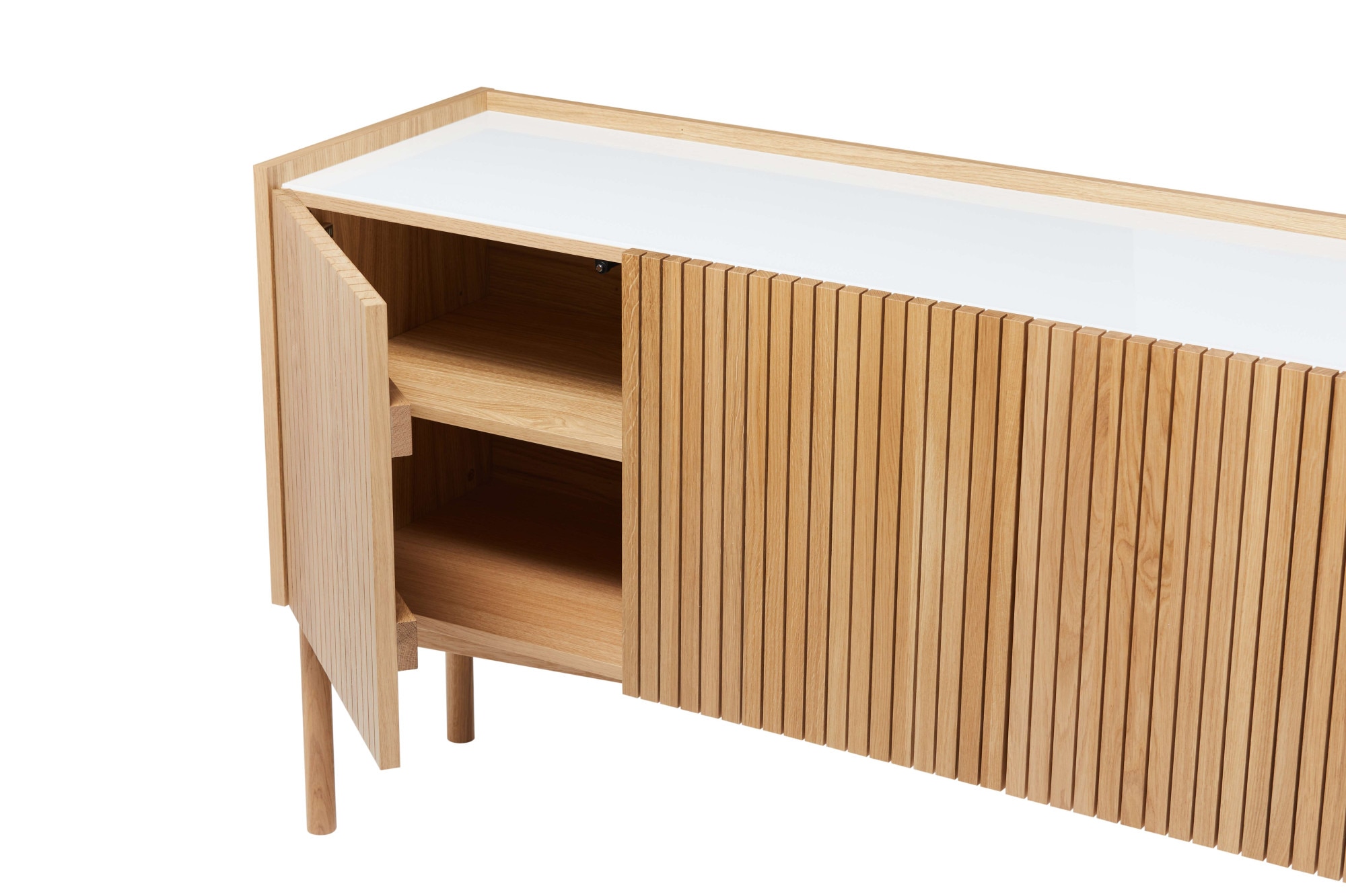 Woodman Sideboard »Bottrup«, Breite 177,5 cm, viel Stauraum, verstellbare Einlegeböden, FSC®
