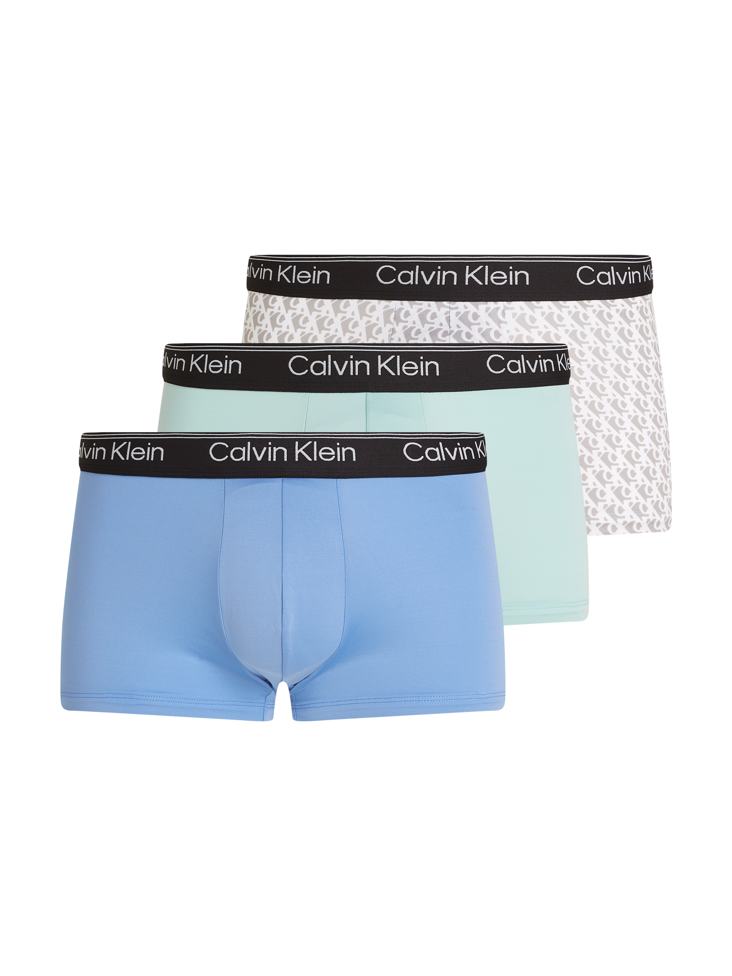 Calvin Klein Underwear Trunk »LOW RISE TRUNK 3PK« Packung, 3er, 3 Stk. mit Logo-Stretchbund