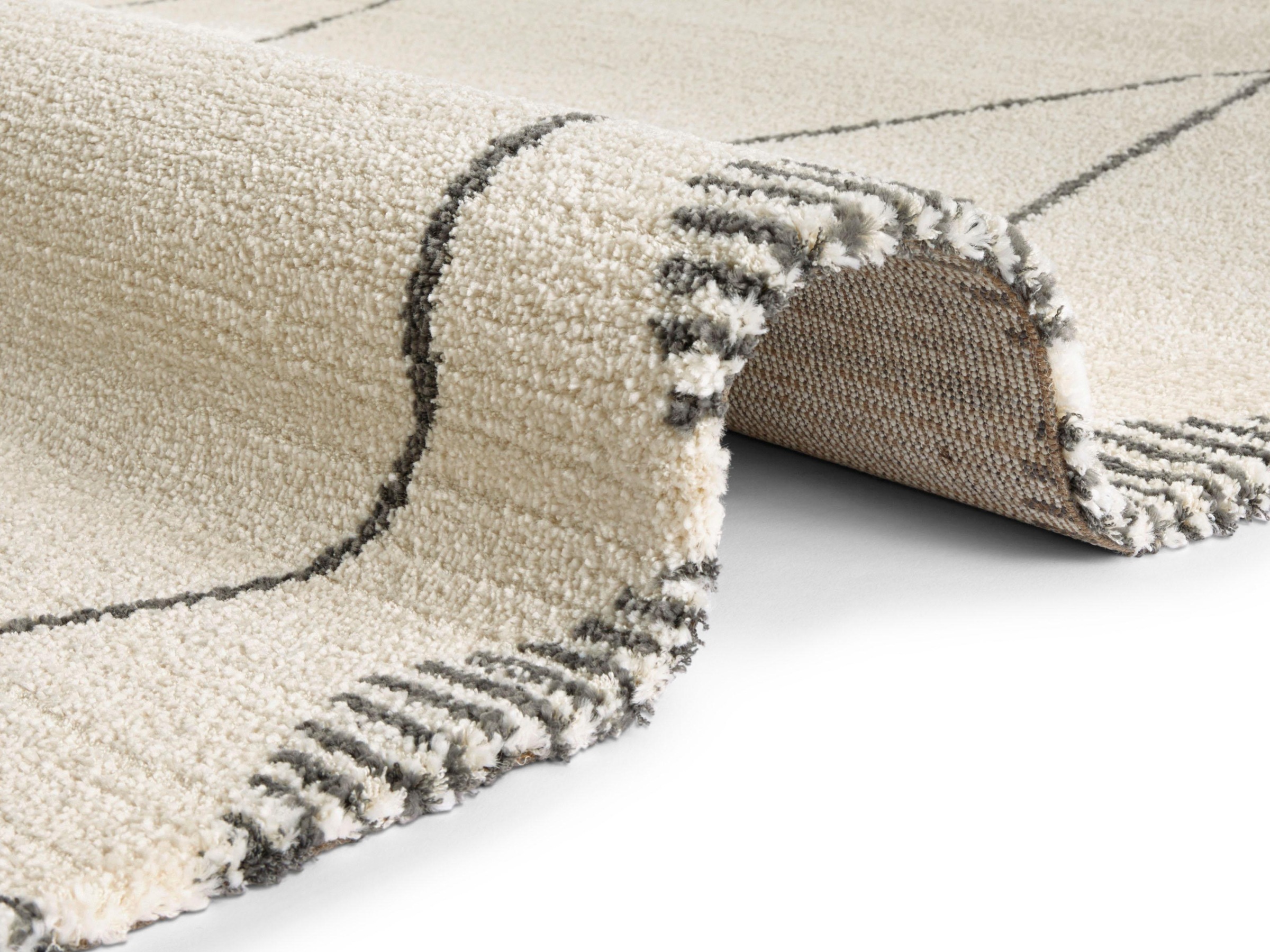 ELLE DECORATION Teppich »Beaune«, rechteckig, 14 mm Höhe, weicher Kurzflor, Skandi Look, leichte Reliefstruktur, Robust
