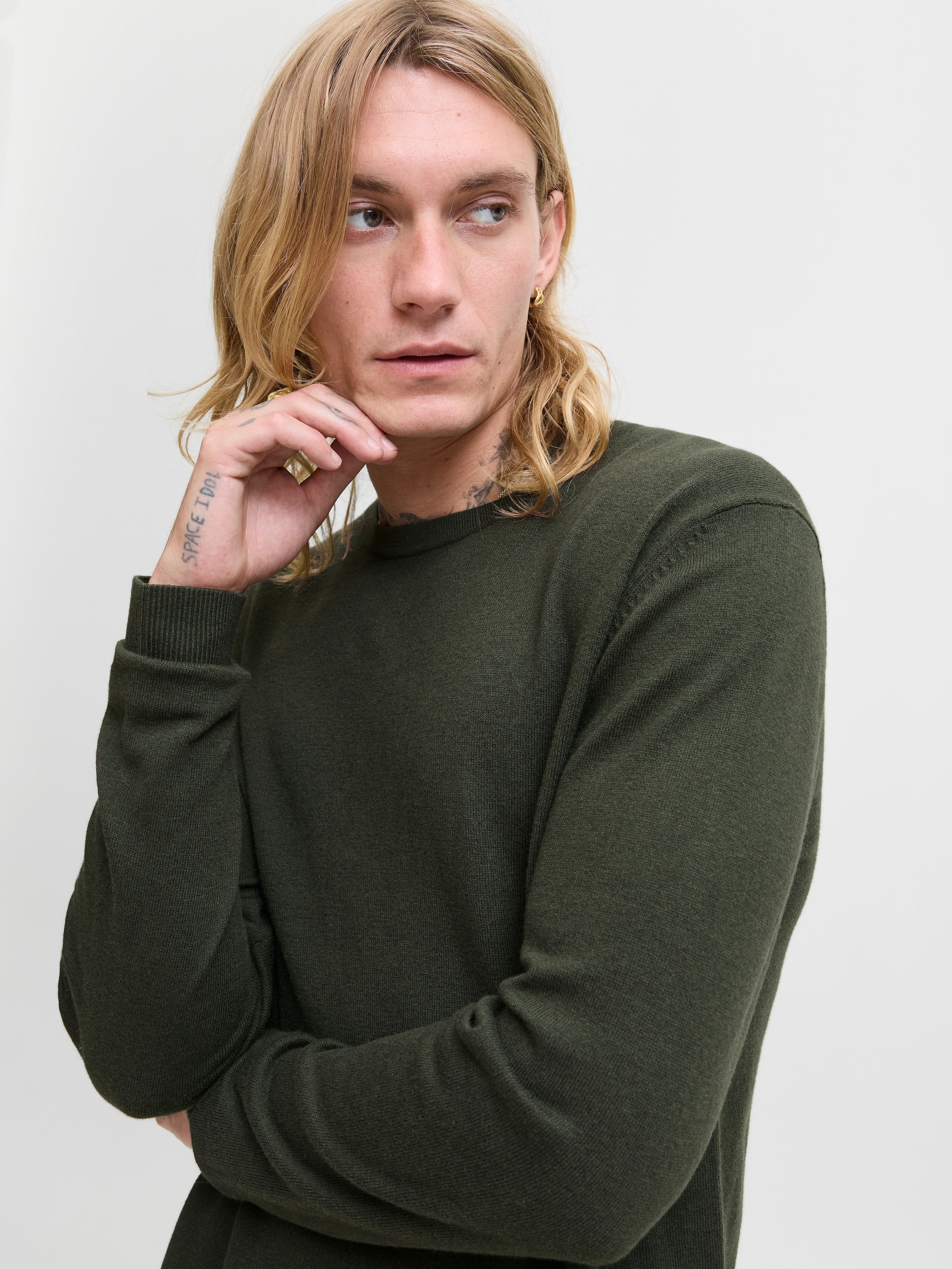 Jack & Jones Strickpullover »JJEEMIL KNIT CREW NECK NOOS«, mit Rundhalsausschnitt