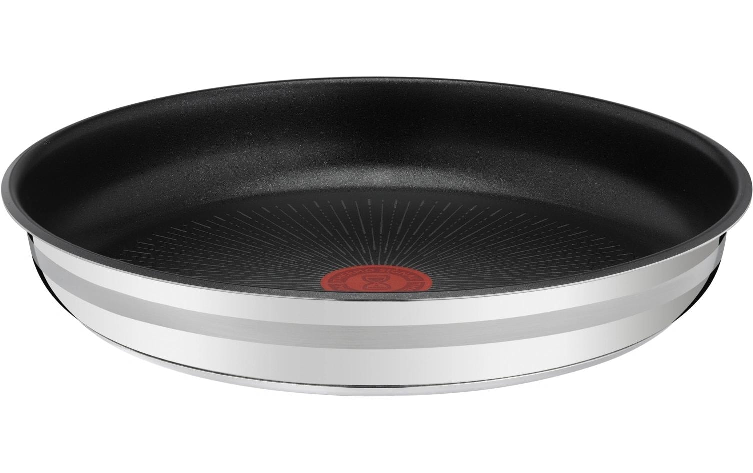 Tefal Pfannen-Set »Jamie Oliver Ingenio On 3-teilig 24 cm/28 cm«, Edelstahl
