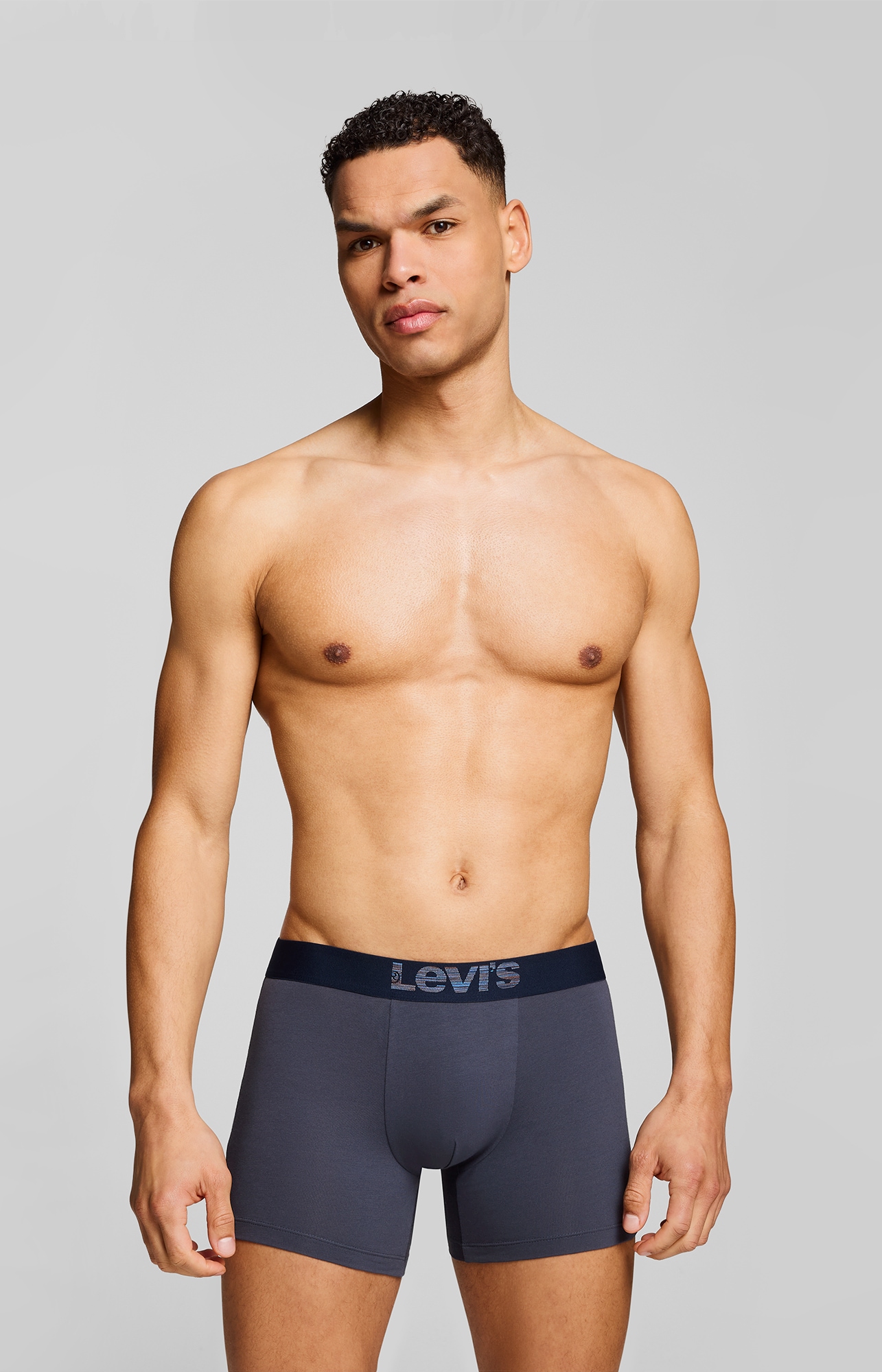 Levi's® Boxershorts »LEVIS MEN OPT ILL BOXER BRIEF ORG CO 2P«, (2er Pack), mit breitem Logobund