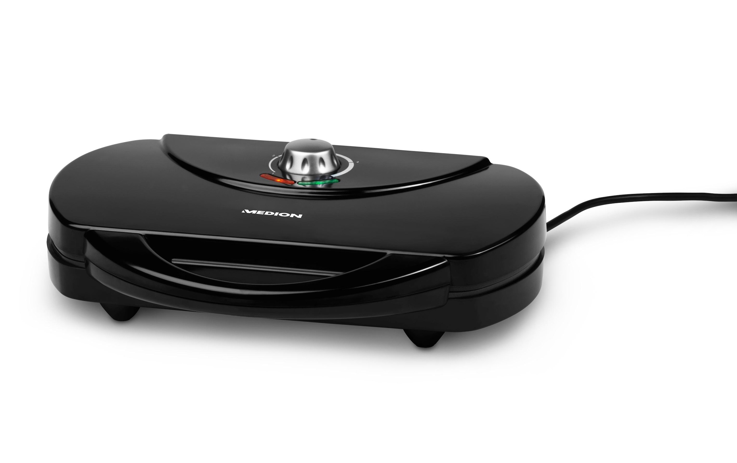 Medion® Waffeleisen »MD 16383 Schwarz«, 1200 W