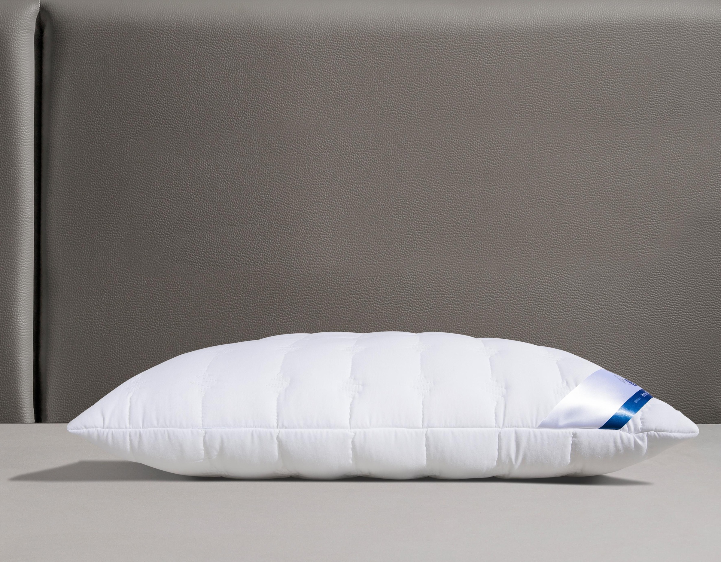 Beco Microfaserkissen "Kopfkissen Medibett Cotton Soft, in 40x80 oder 80x80 cm" Füllung: Faserbaellchen 1 Stk. tlg. Ideal für Allergiker geeignet (Hausstauballergiker)