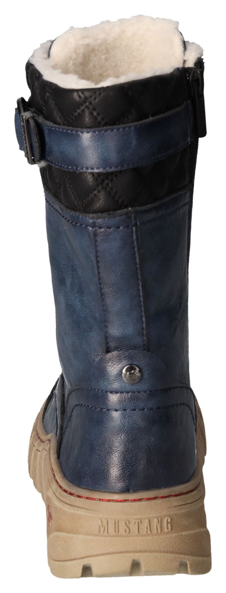 Mustang Shoes Winterboots, Schnürboots, Snowboots, Profilsohle mit Innenreissverschluss