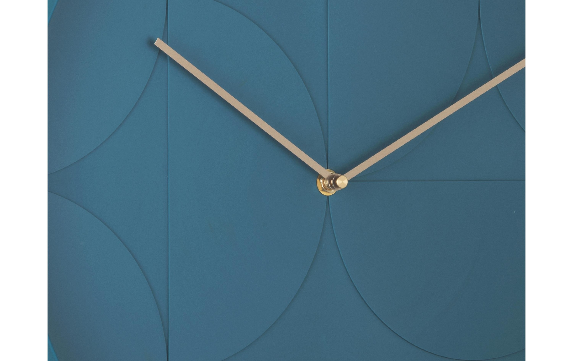 Karlsson Wanduhr »Echelon 40 cm, Dunkelblau«