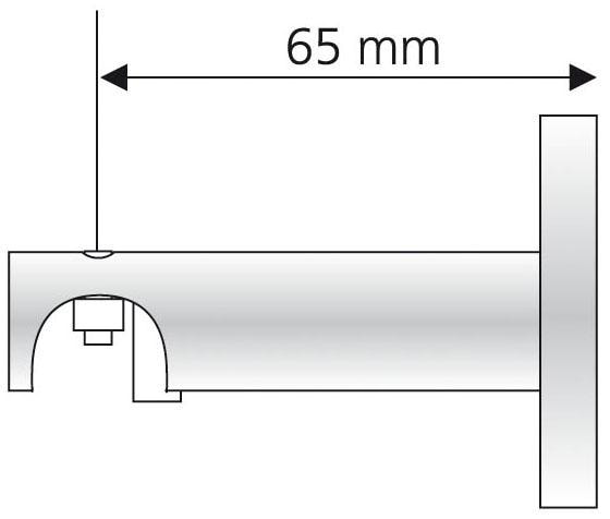 Gardinenstange Träger, mm (1 16 bestellen Ø Liedeco St.), | online für Jelmoli-Versand
