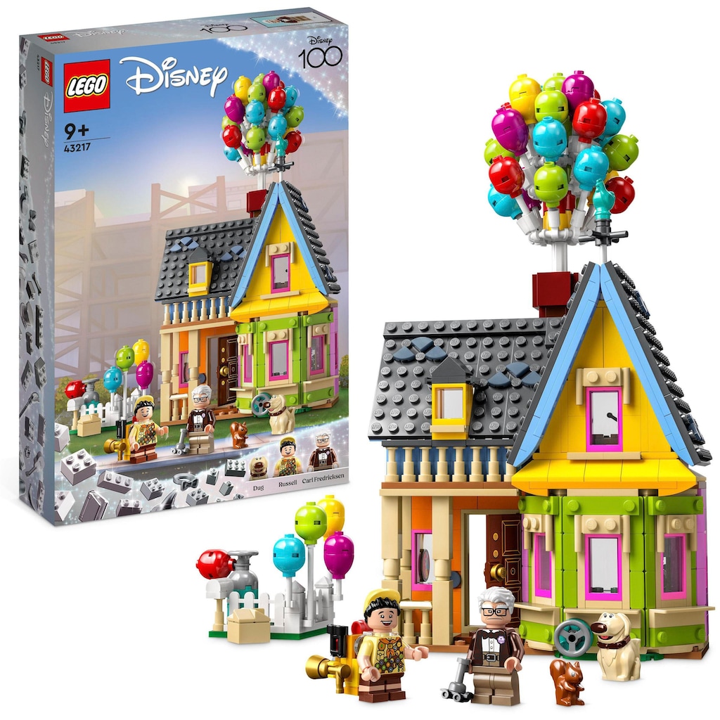 LEGO® Konstruktionsspielsteine »Carls Haus aus „Oben“ (43217), LEGO® Disney and Pixar«, (598 St.), Made in Europe