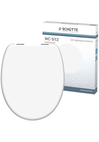 Schütte WC-Sitz »WHITE«, Duroplast, Toilettendeckel mit Absenkautomatik, Klobrille... kaufen