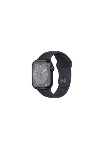 Apple Smartwatch »S8, GPS + Cellular, 41mm Midnight Alu«, (Watch OS MNHV3FD/A) kaufen