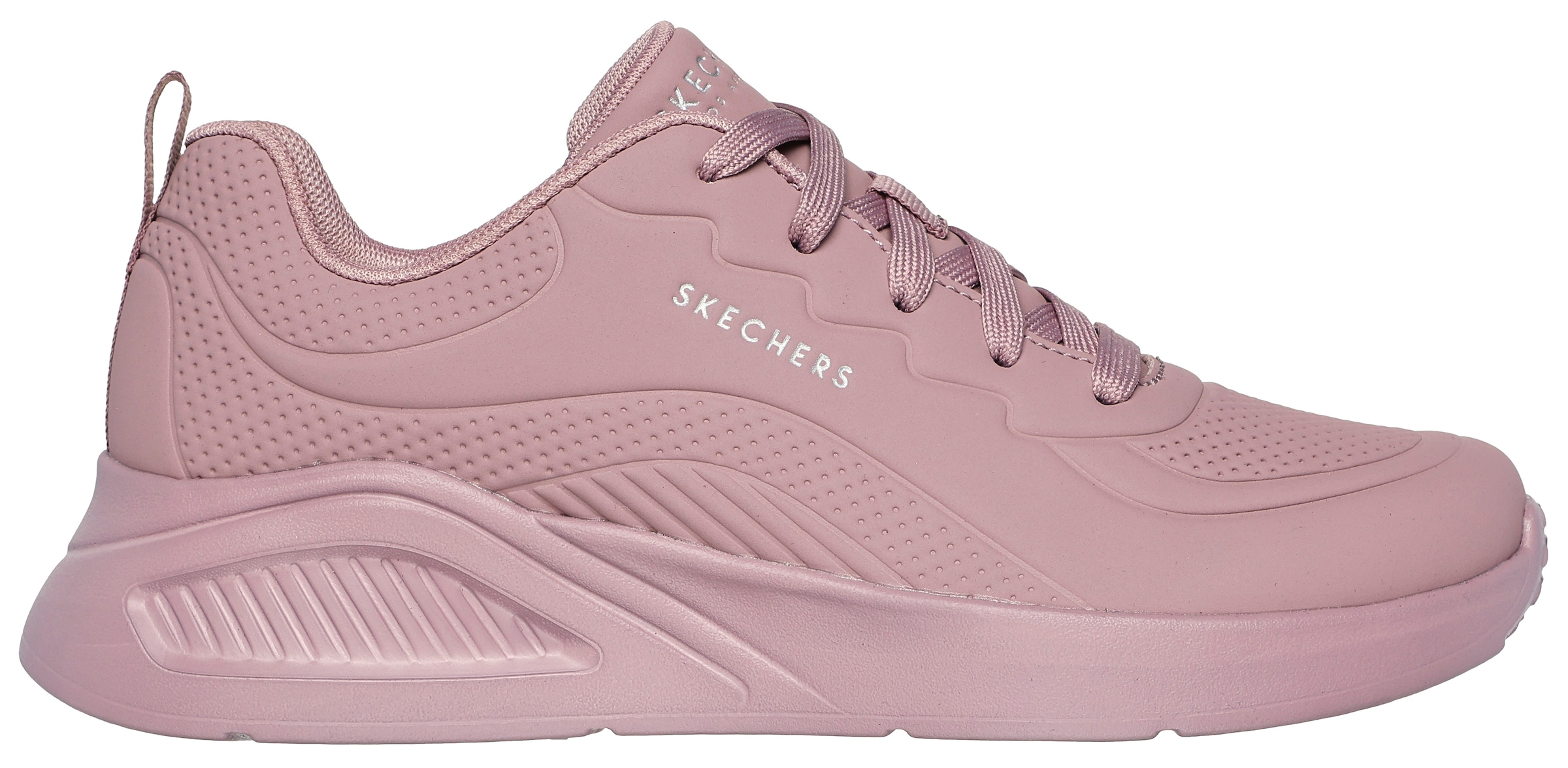 Skechers Sneaker »UNO LITE«, im monochromen Look, Freizeitschuh, Halbschuh, Schnürschuh