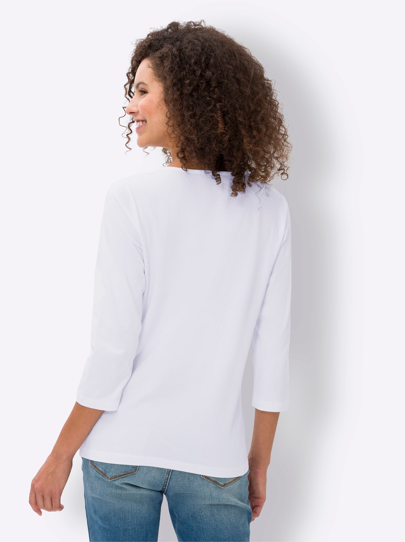 heine Rundhalsshirt »Shirt«, (1 tlg.)