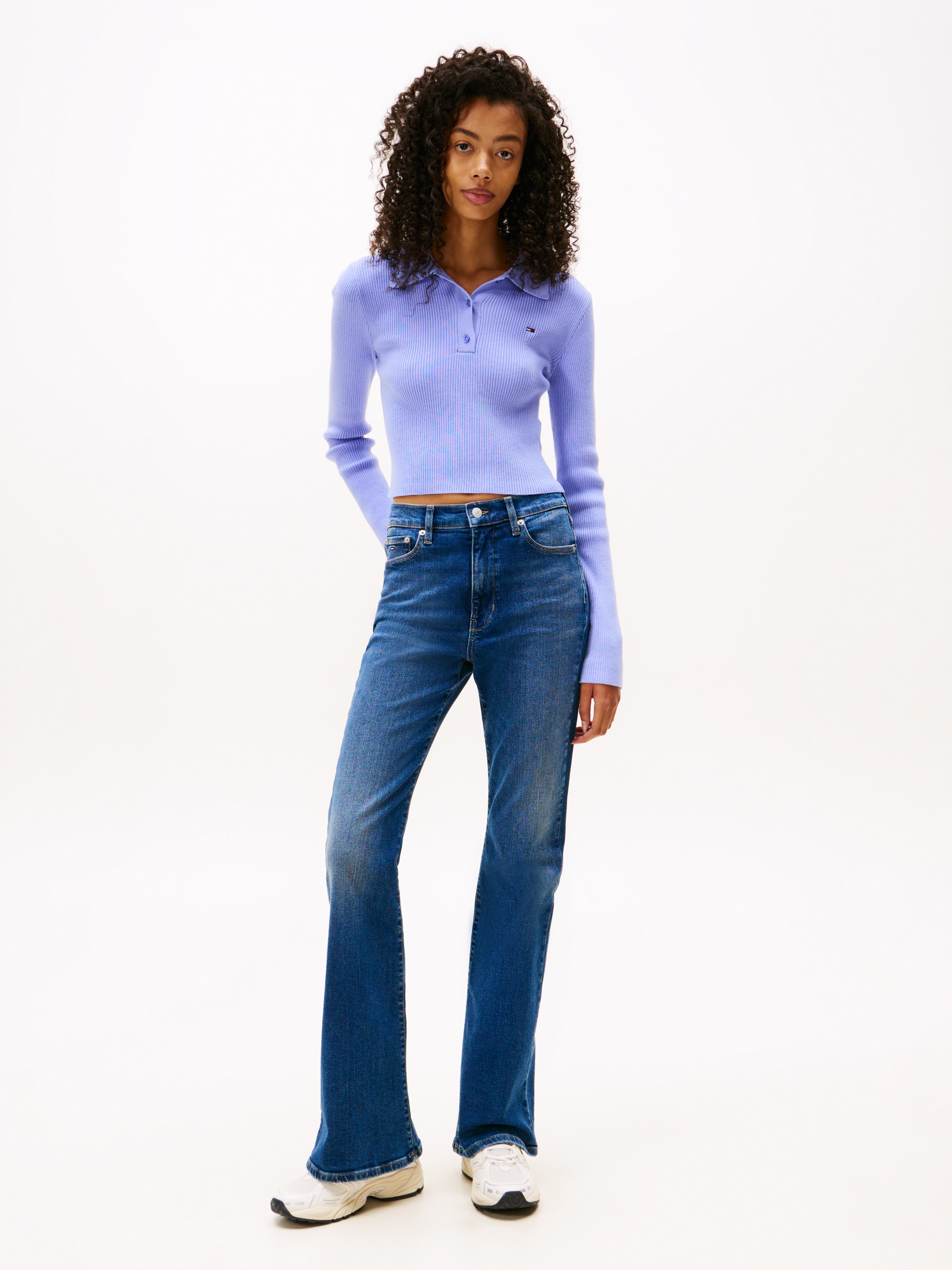 Tommy Jeans Bootcut-Jeans »SYLVIA HGH FLR BI0252«, in ausgestellter Form