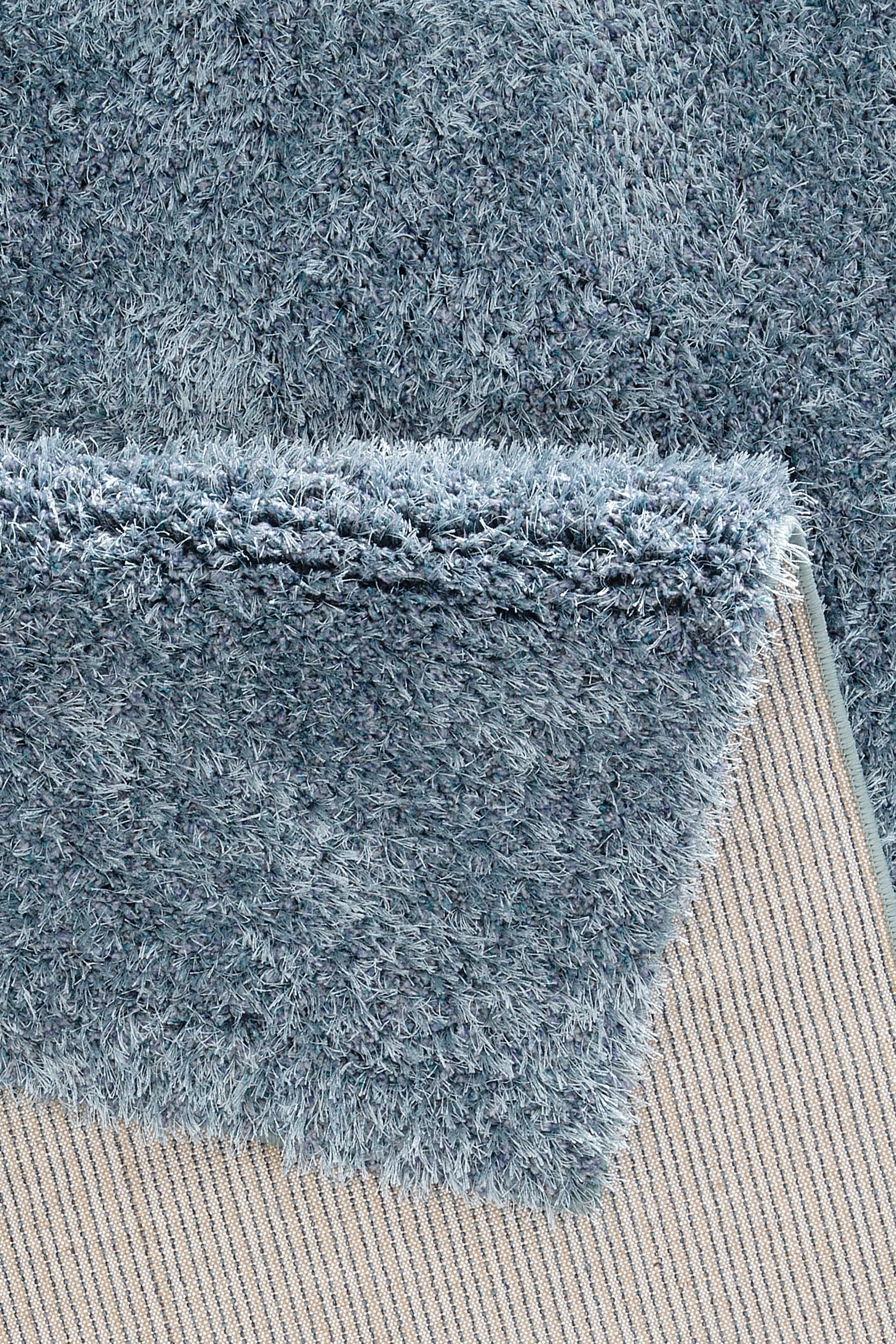 andas Hochflor-Teppich »Menka«, rechteckig, Shaggy-Teppich, Uni-Farben, besonders weich und kuschelig