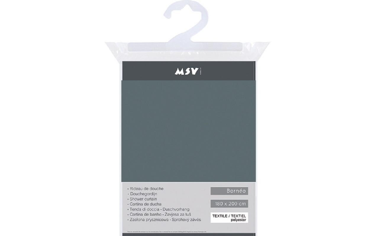 MSV Duschvorhang »Romana, Grau, Polyester«