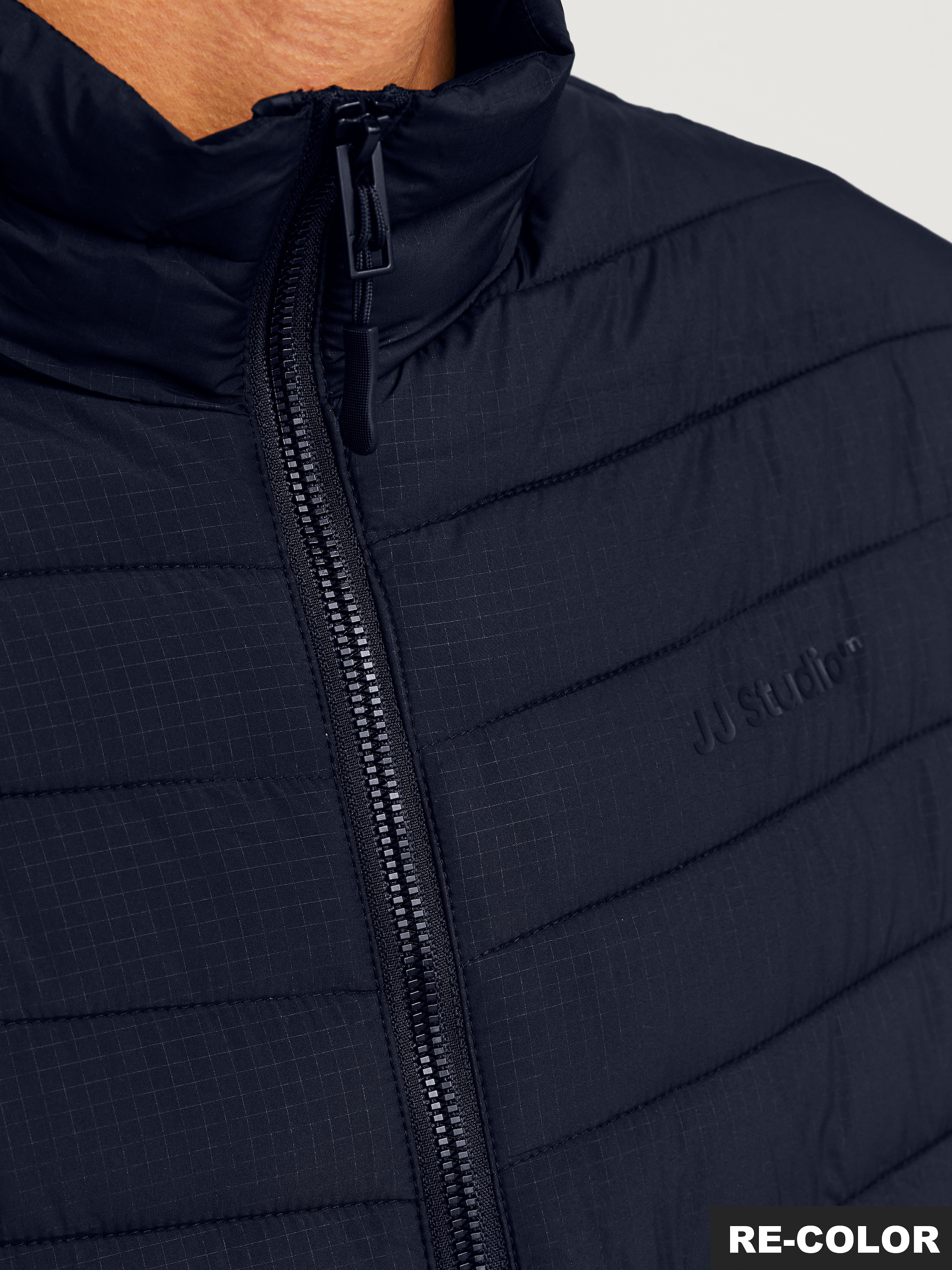 Jack & Jones Steppjacke »JJESTATE PACKABLE PUFFER COLLAR NOOS«, ohne Kapuze