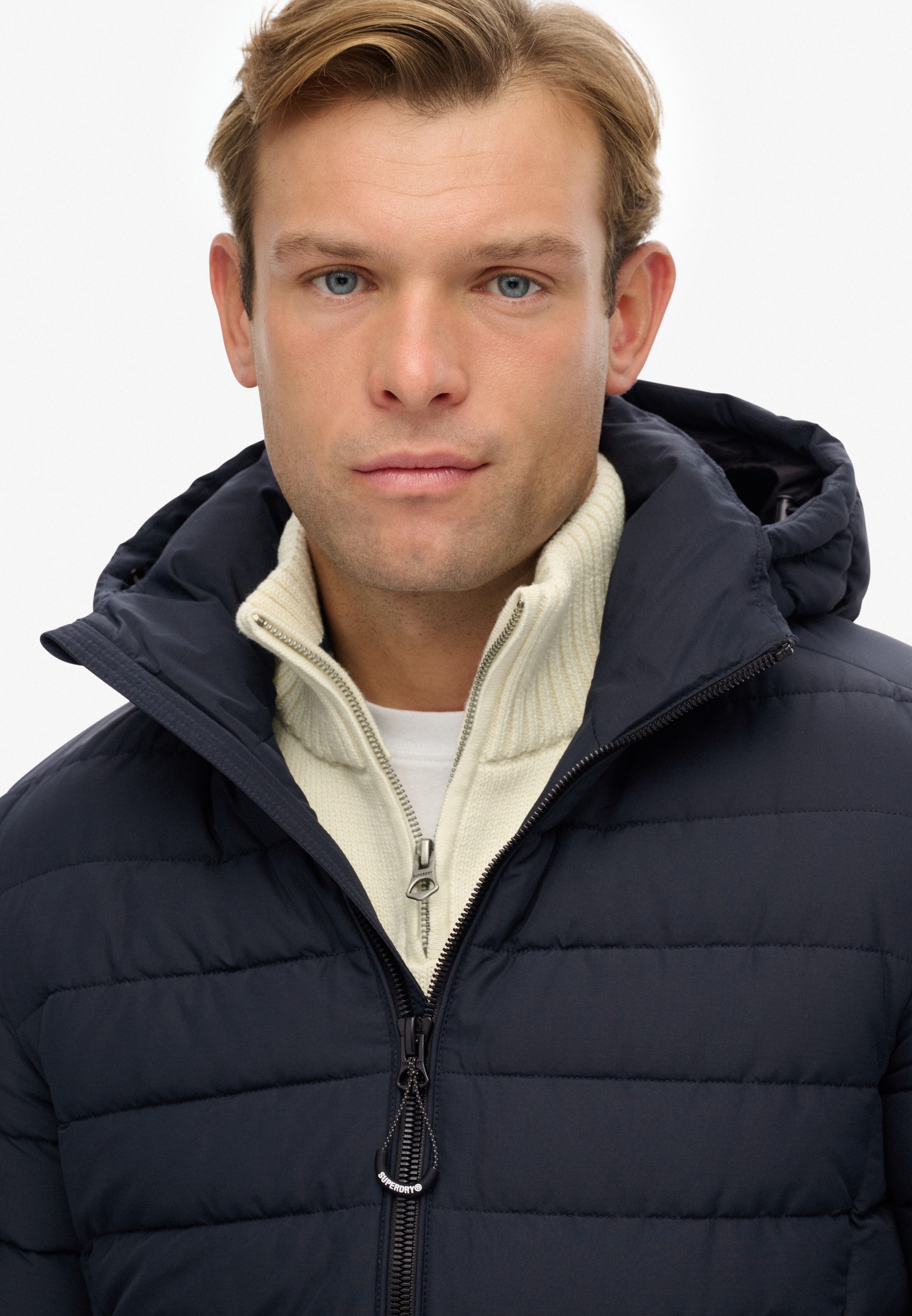 Superdry Steppjacke »HOODED FUJI PADDED JACKET«, mit Kapuze