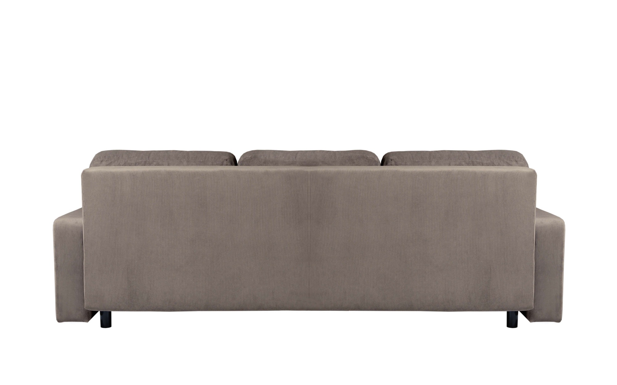INOSIGN 3-Sitzer »SHERIDIAN Schlafsofa mit Bettkasten, in Feincord & Velvet«, mit Wellenunterfederung, moderne Bezüge, B/H/T 225/94/80