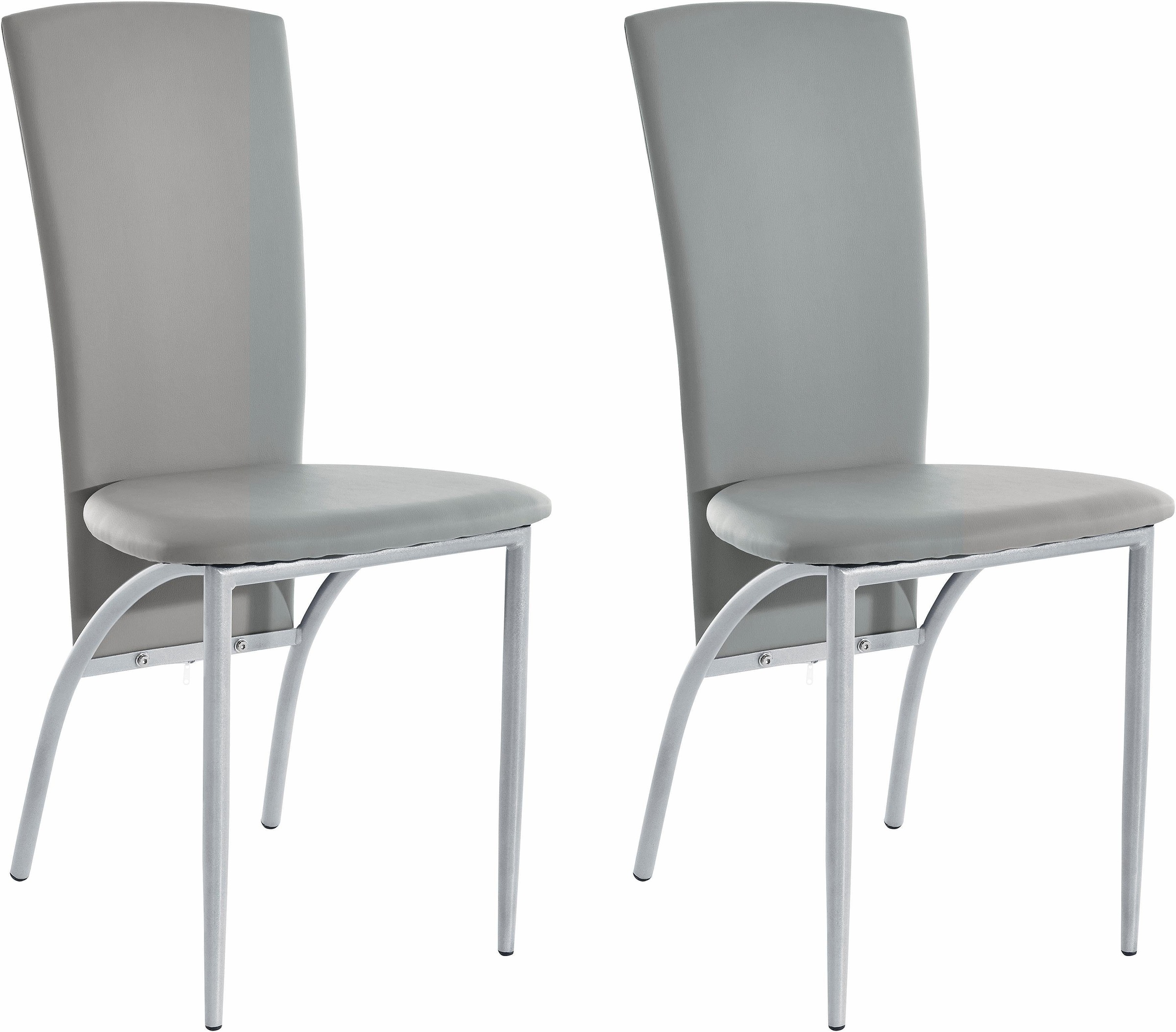OTTO home Esszimmerstuhl "Nico" (Set) 2 Stk.Bezug in Kunstleder, Metallgestell