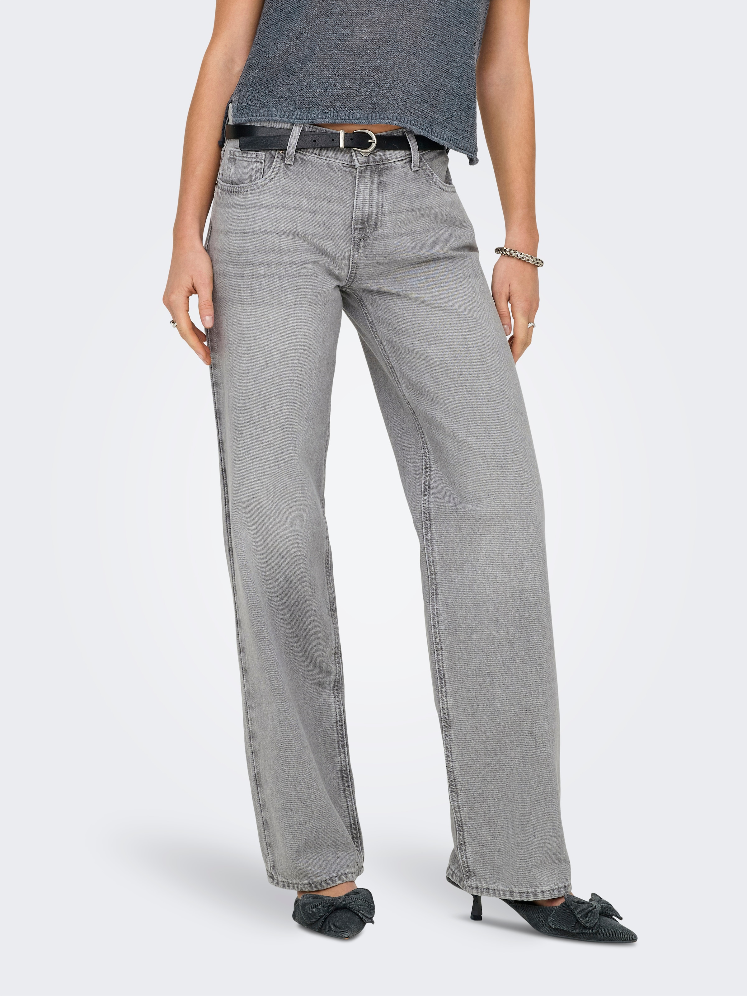 ONLY Low-rise-Jeans »ONLBRENDA LOW WIDE DNM CRO117 NOOS«