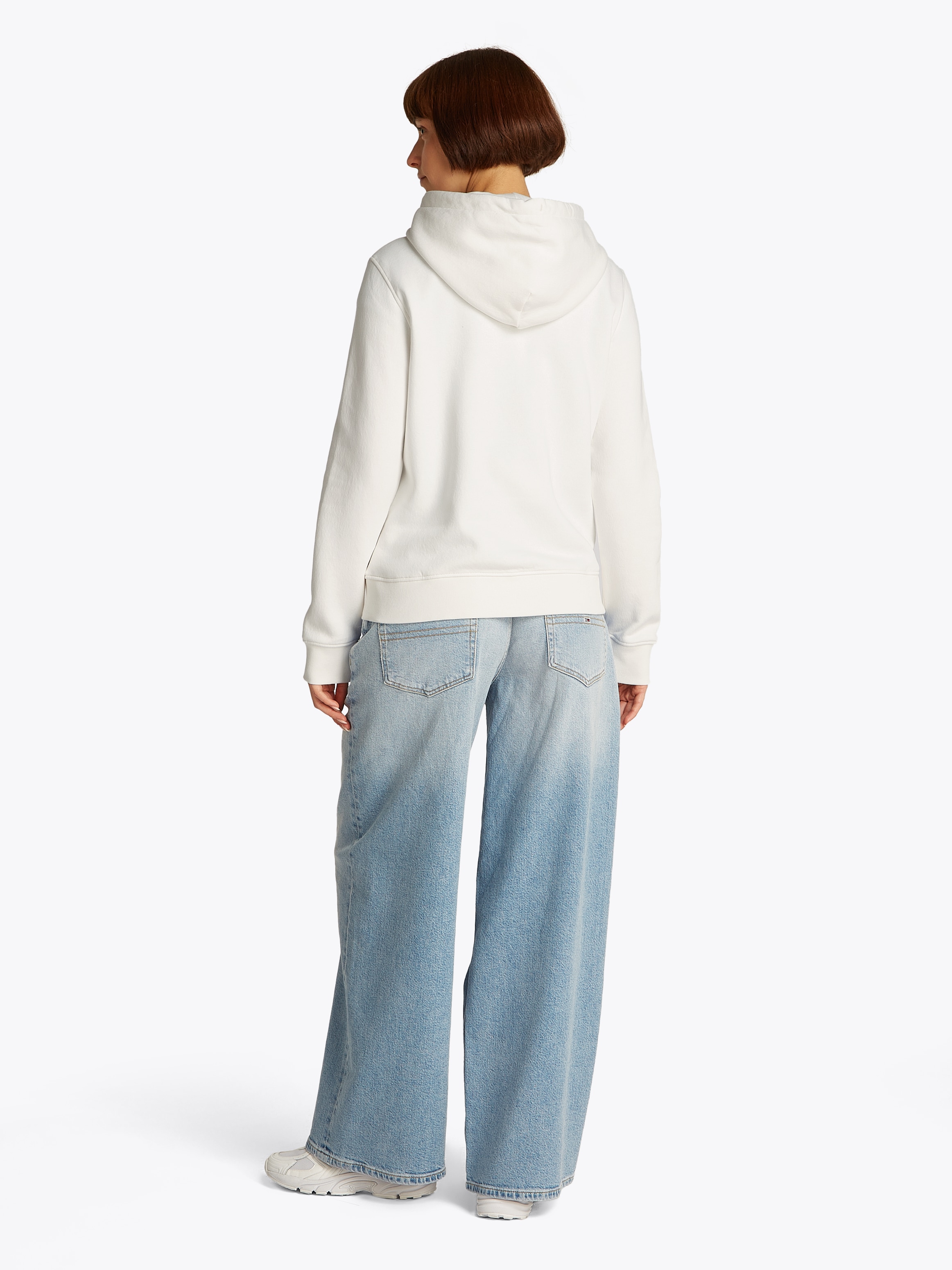 Tommy Jeans Curve Kapuzensweatshirt »TJW REG TONAL LINEAR HOODIE EXT«, in Grossen Grössen, Kapuze, Logostickerei