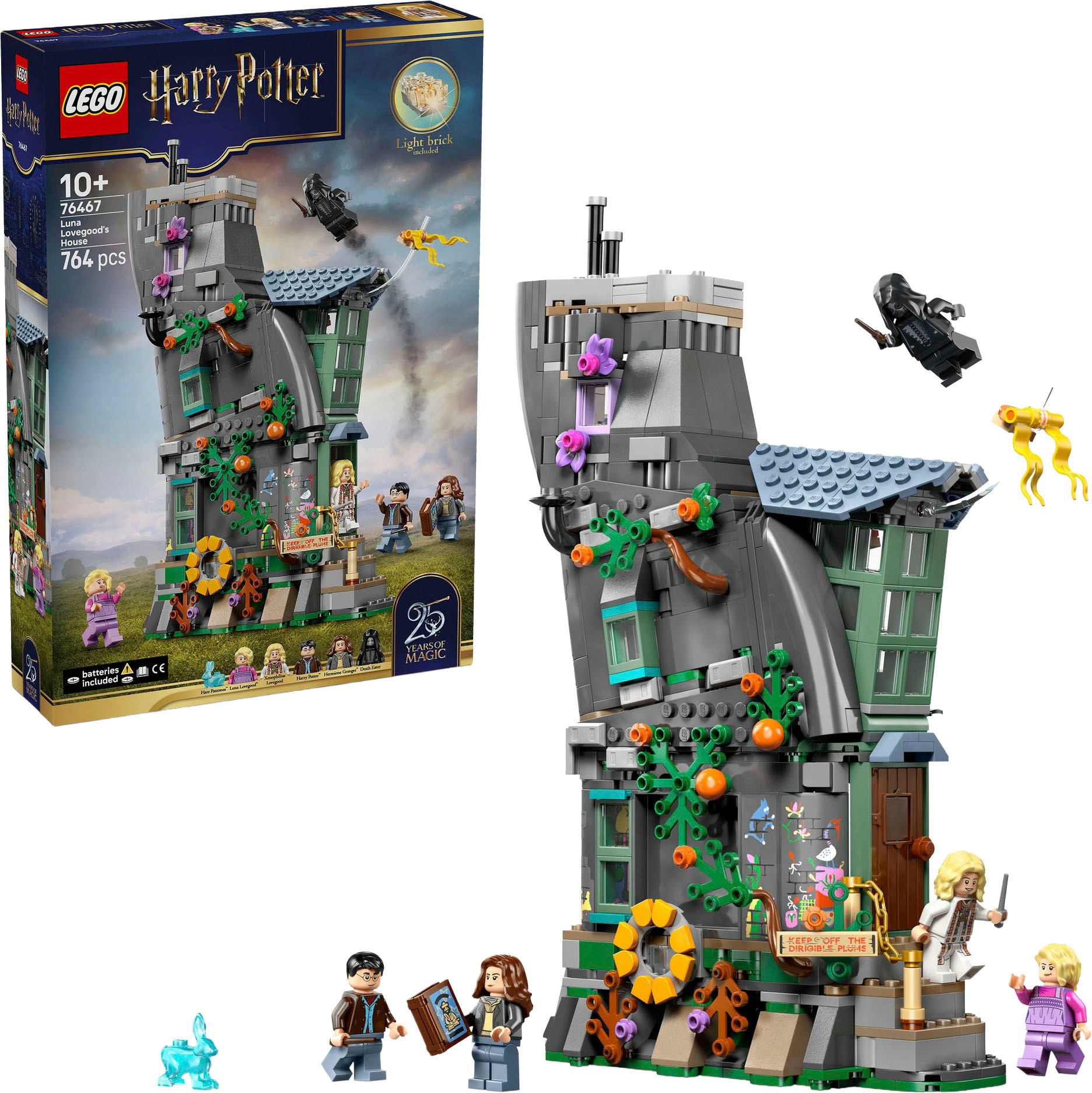 LEGO Konstruktionsspielsteine "Luna Lovegoods Haus (76467), LEGO Harry Potter"