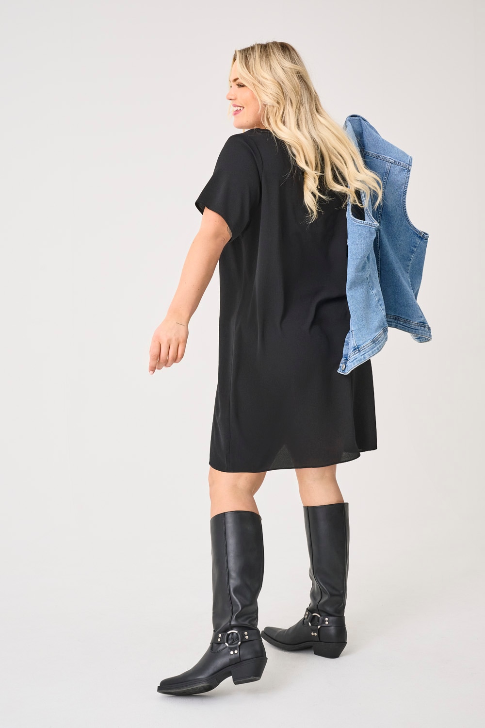 ONLY CARMAKOMA Blusenkleid »CARLUX SS TUNIC DRESS WVN NOOS«, Sommerkleid