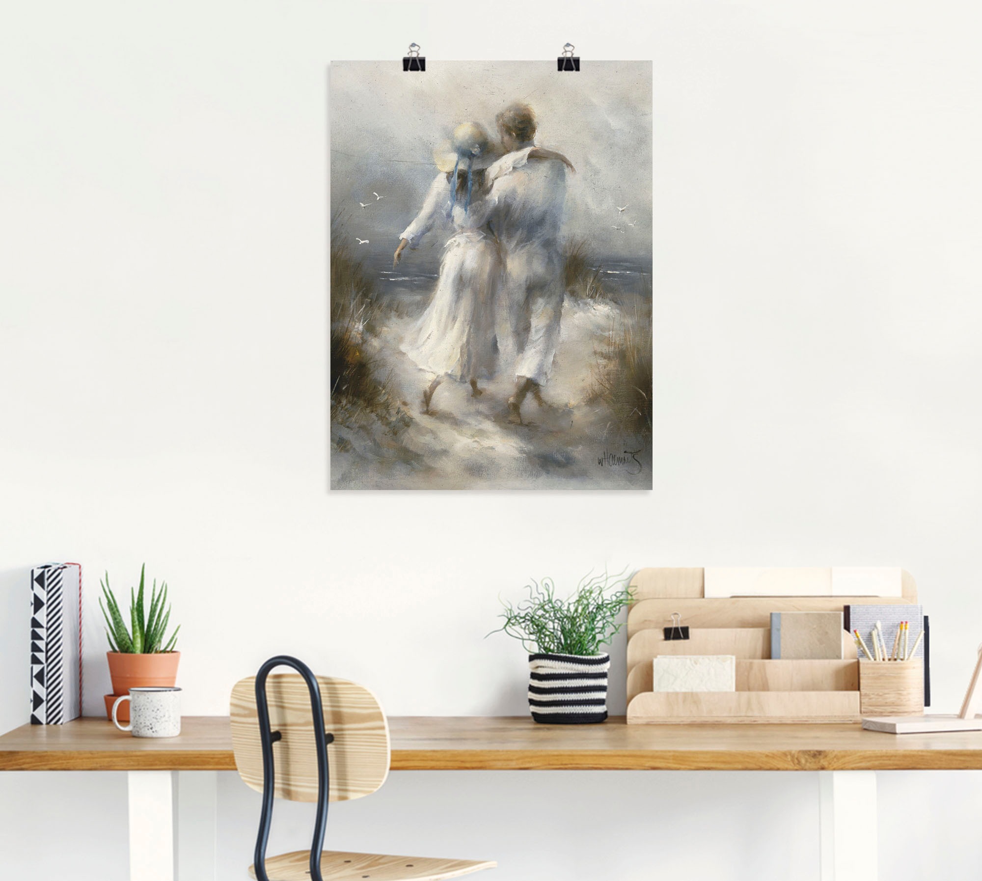 Artland Wandbild "Romantik" Paar 1 Stk. tlg. als Leinwandbild, Poster in verschied. Größen