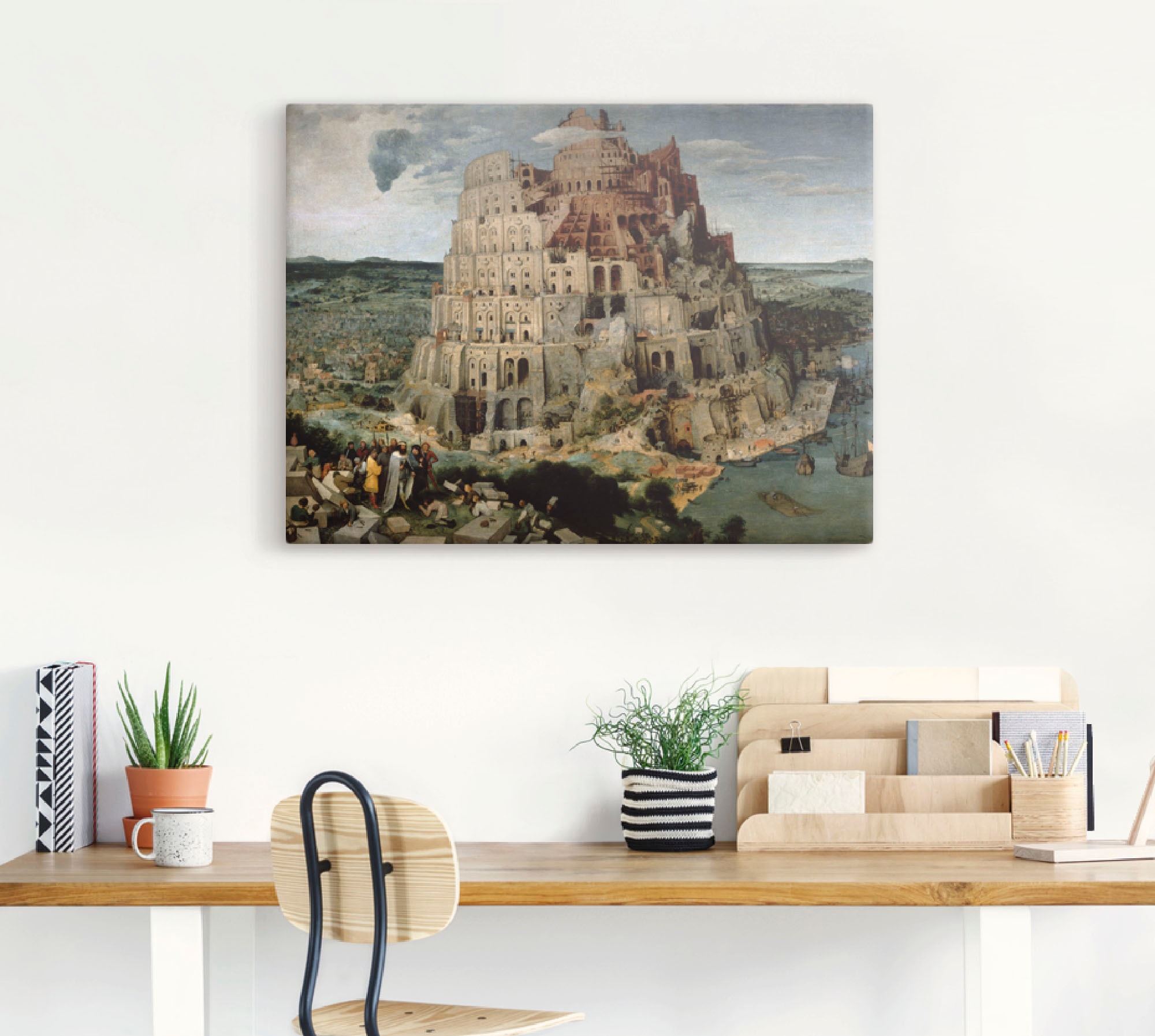St.), Jelmoli-Versand online von Leinwandbild, | Grössen Poster (1 Wandaufkleber Wandbild oder Turmbau als Babel. »Der Gebäude, 1563«, bestellen in versch. Artland