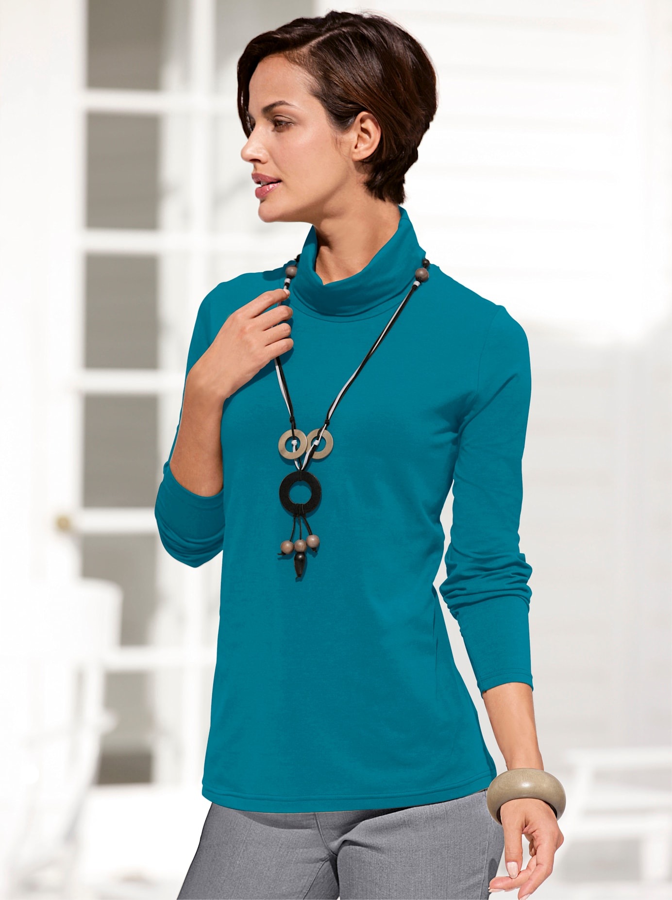 Casual Looks Rollkragenshirt »Rollkragen-Shirt« 1 Stk.