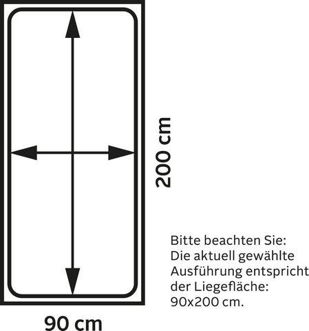 Hoppekids Kinderbett »ECO Dream«, Hausbett mit Dach 90x200 massiv weiss